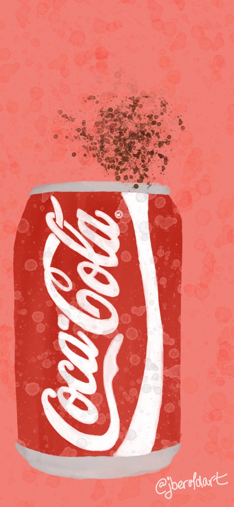 Coke Can Phone Wallpaper iPhone
