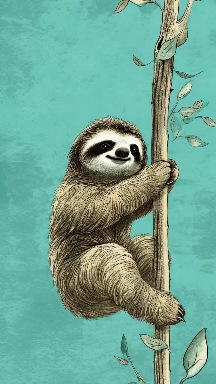 Cute Sloth Phone Wallpaper bundle