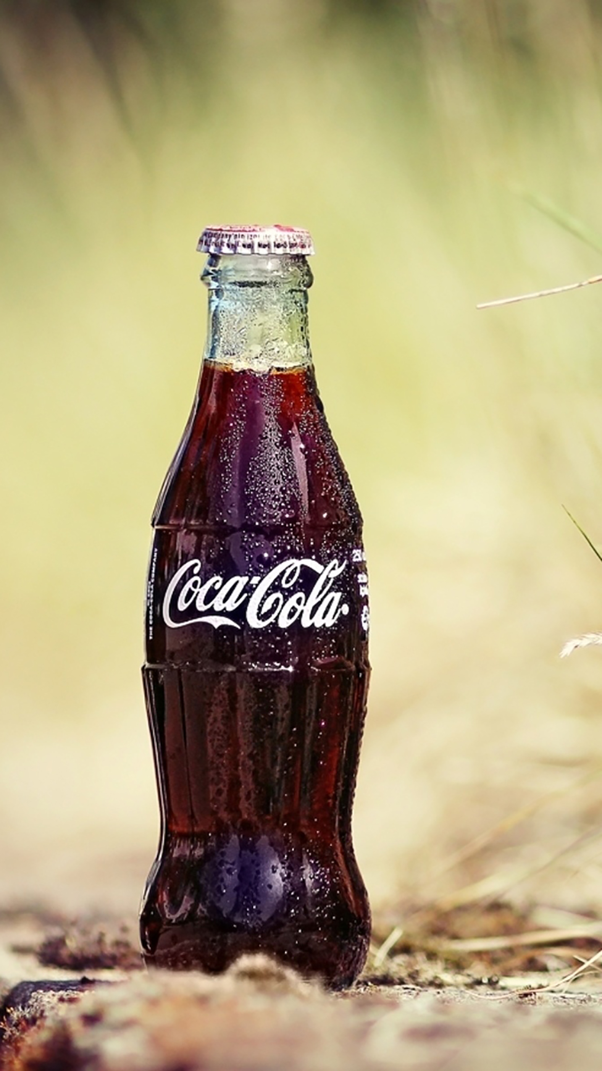 Coca Cola bottle Wallpaper for iPhone