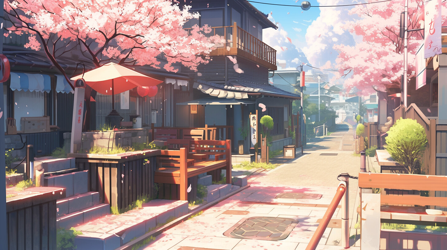 Japan Anime Visual Novel Background