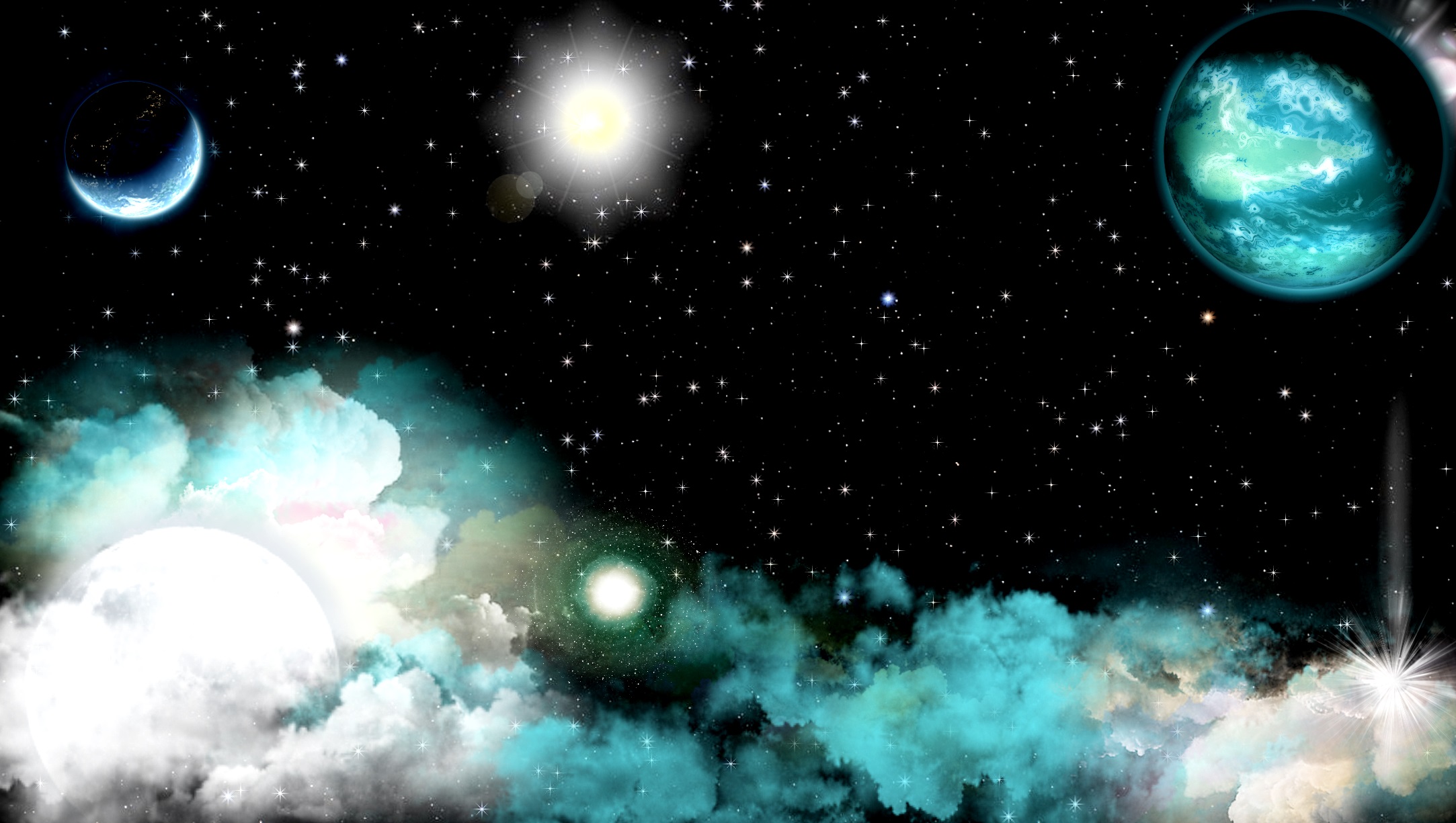desktop wallpaper: Stars, Galaxy, Space