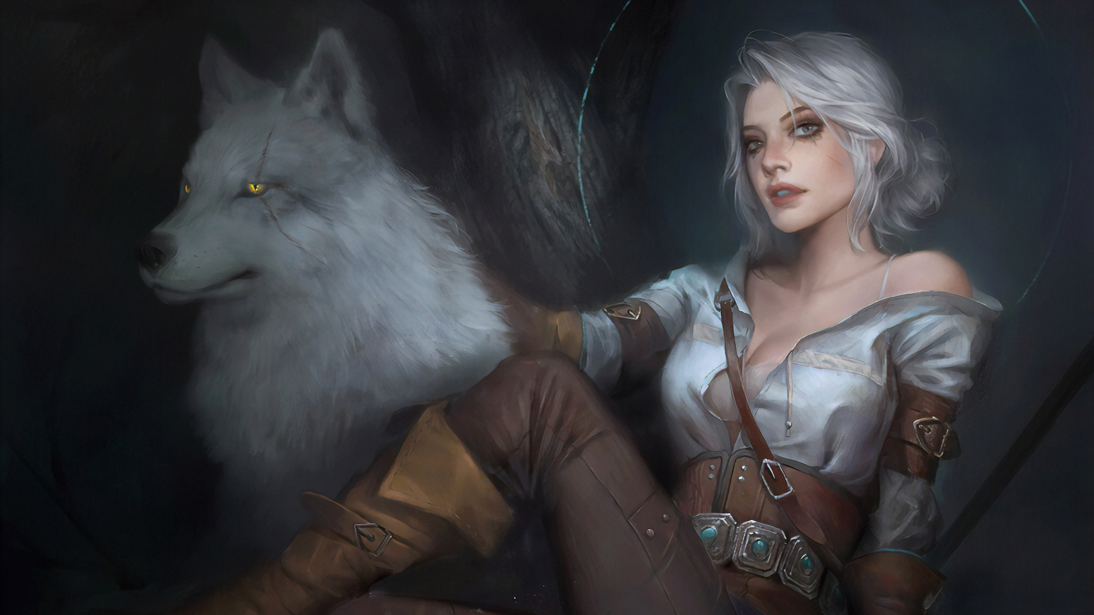 Witcher 3 Ciri Art Wallpaper, HD Games