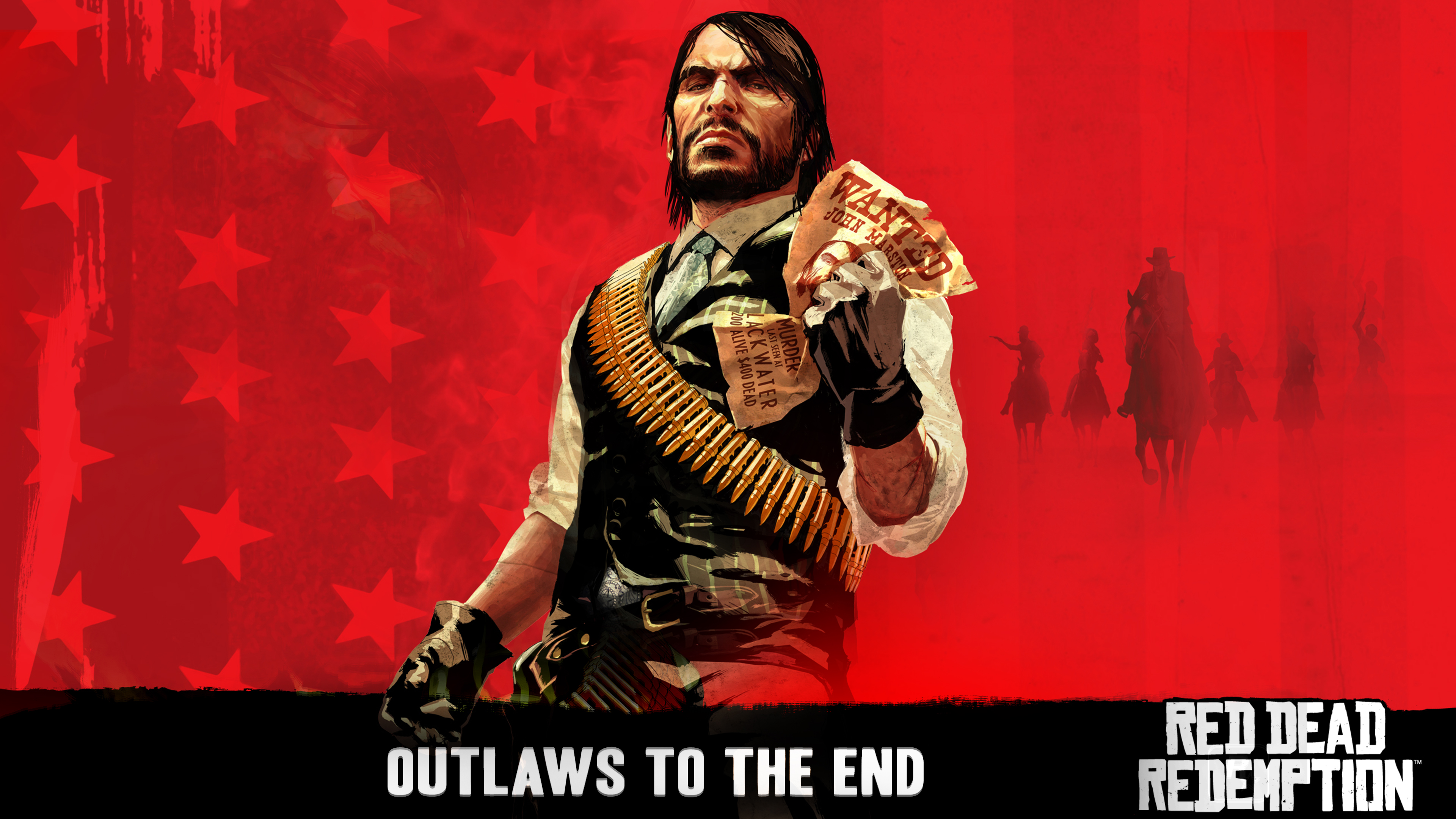 RDR Wanted Desktop Background