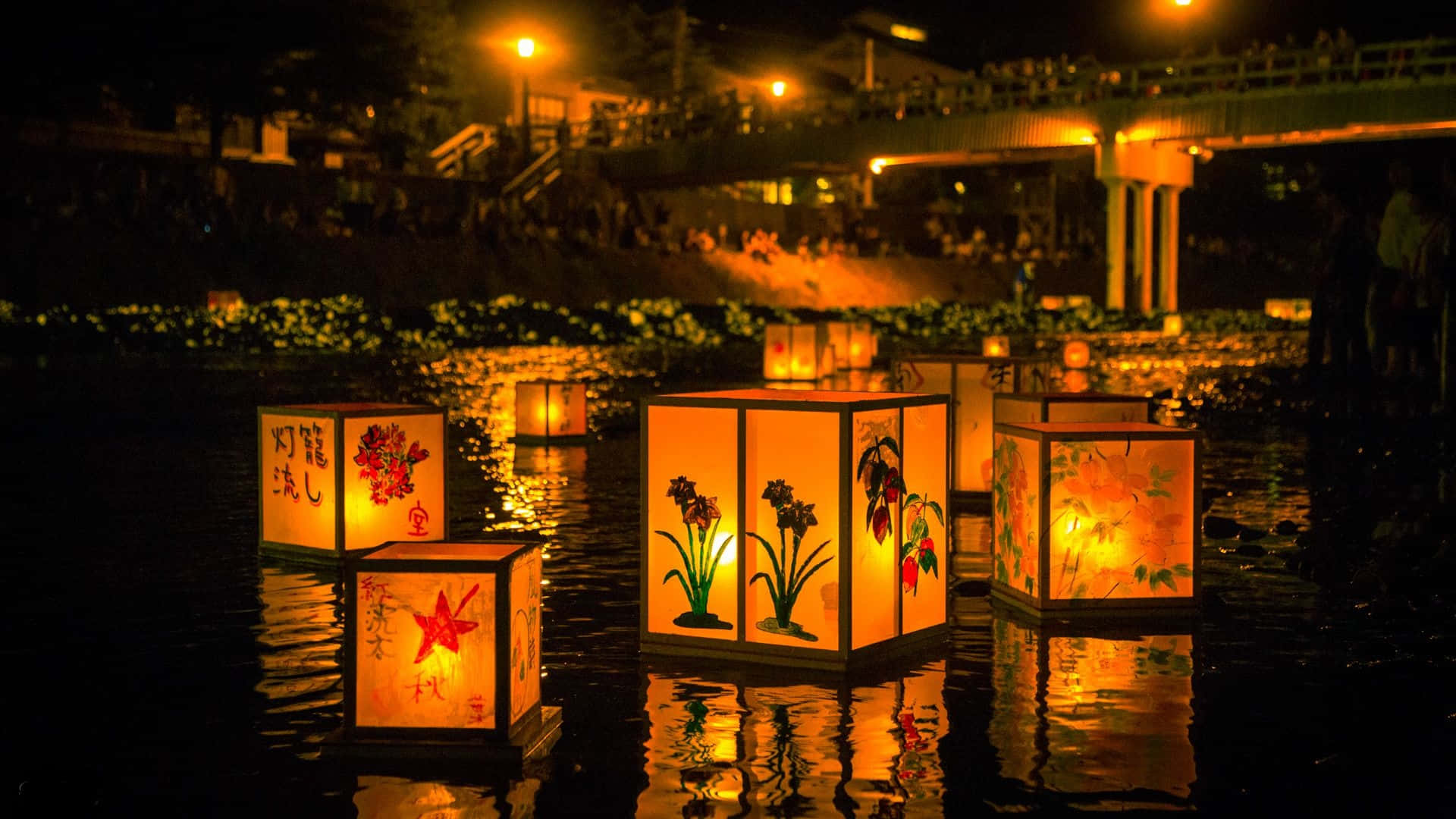Download Dark Japanese Obon Festival Of