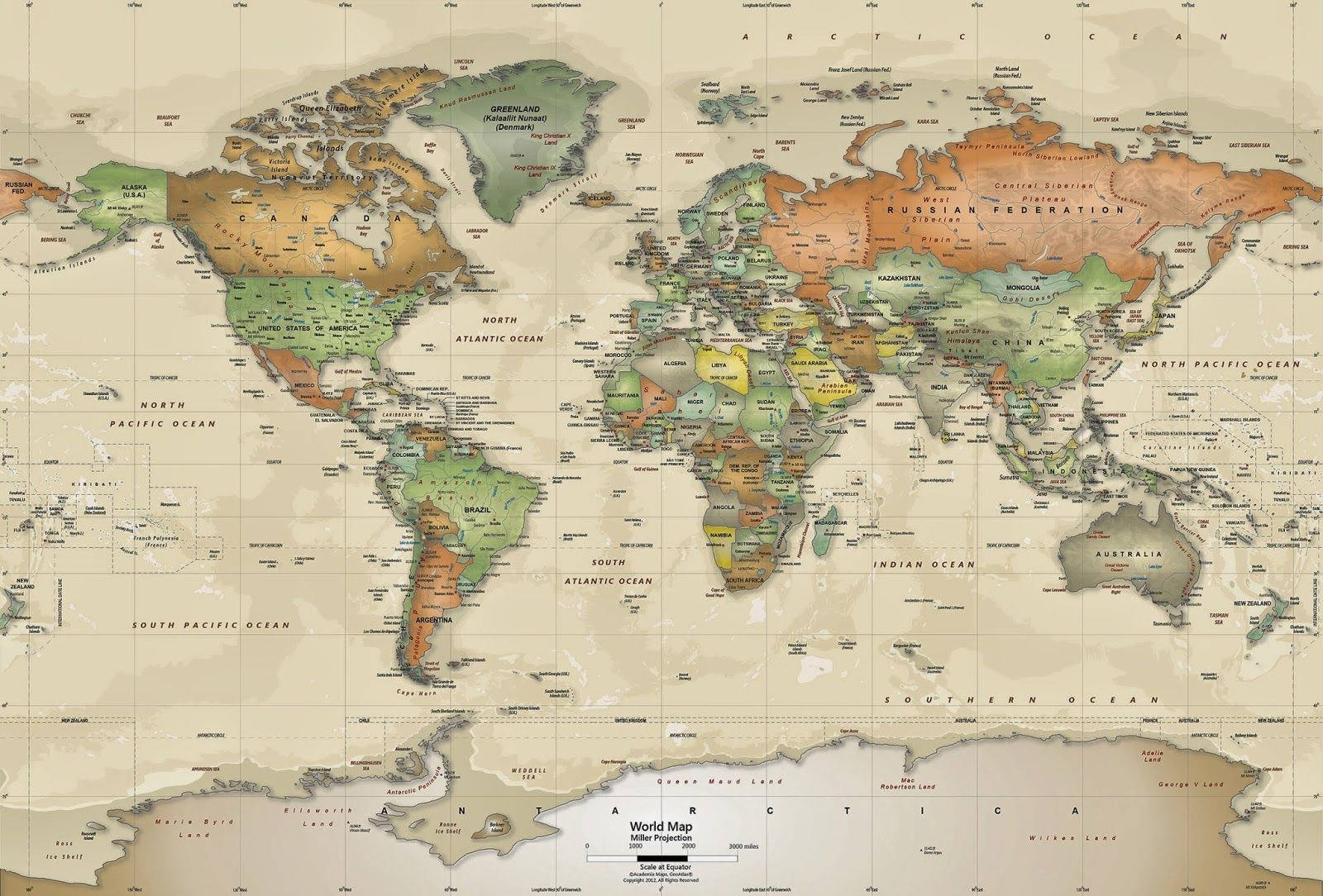 Download A detailed view of a vintage world map Wallpaper