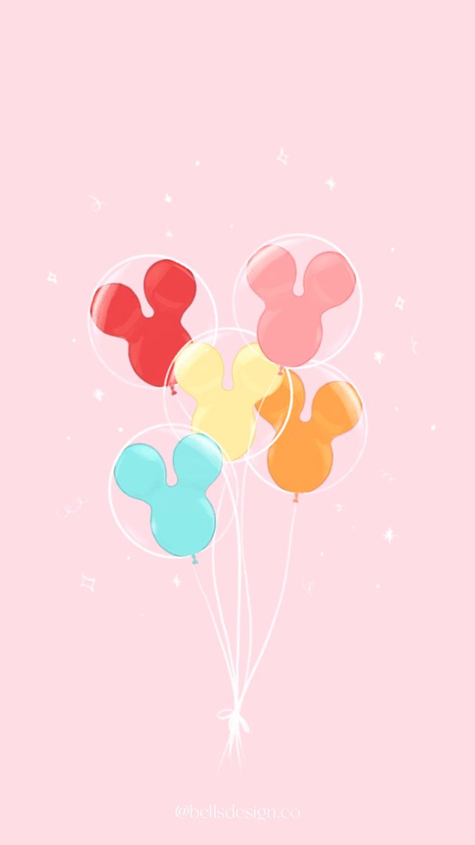 Disney Balloons Phone Wallpaper