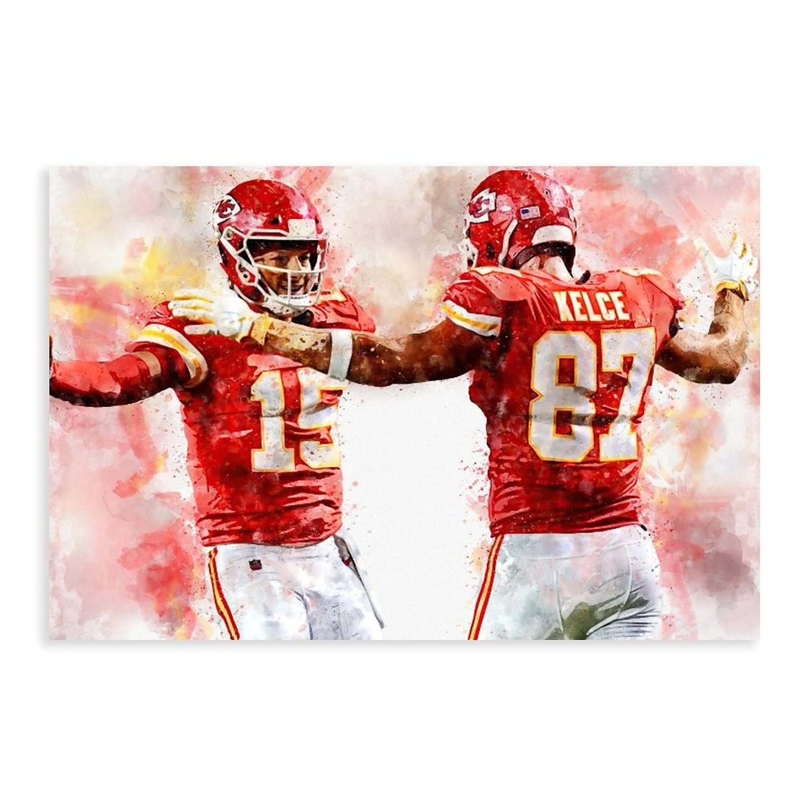Travis Kelce And Patrick Mahomes Poster