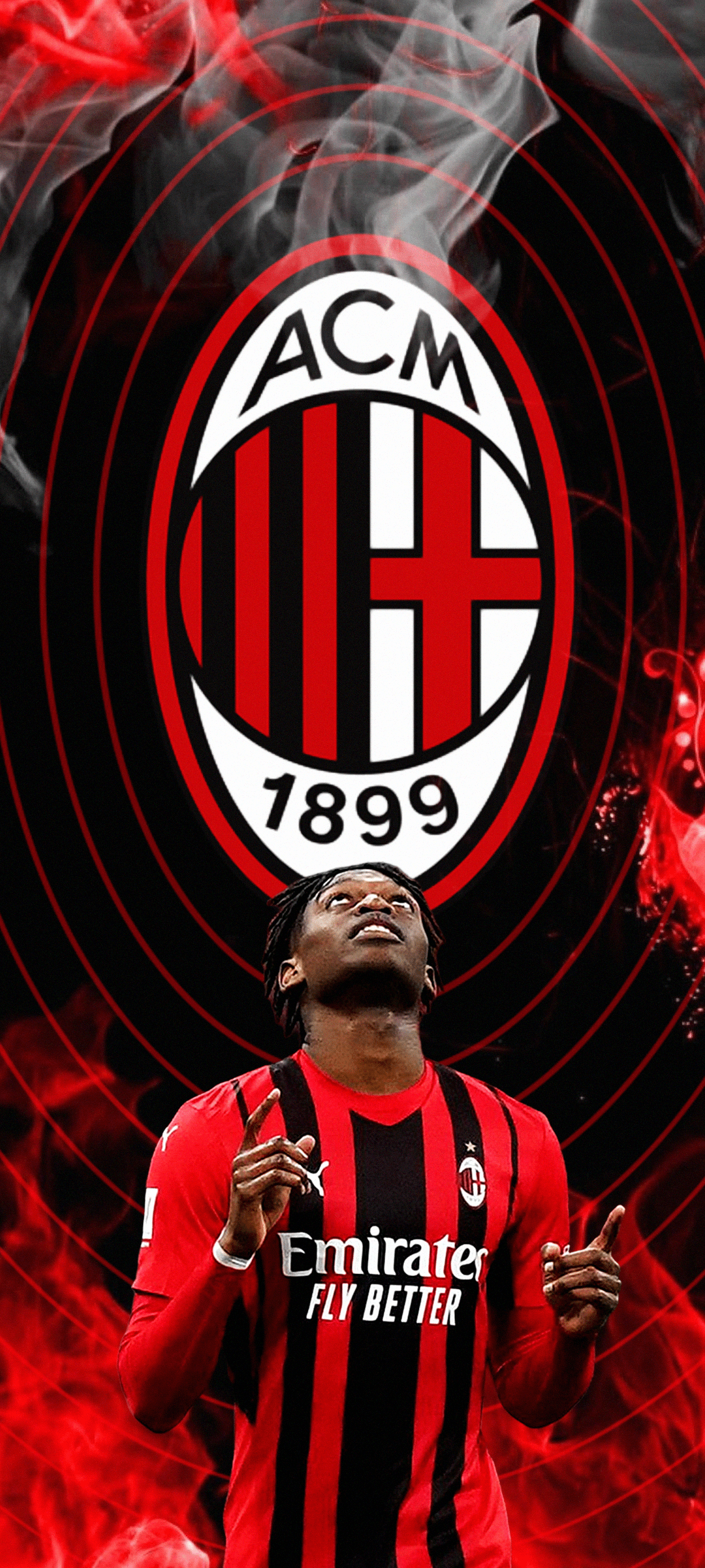 Phone Wallpaper Rafael Leão 1080x2400px