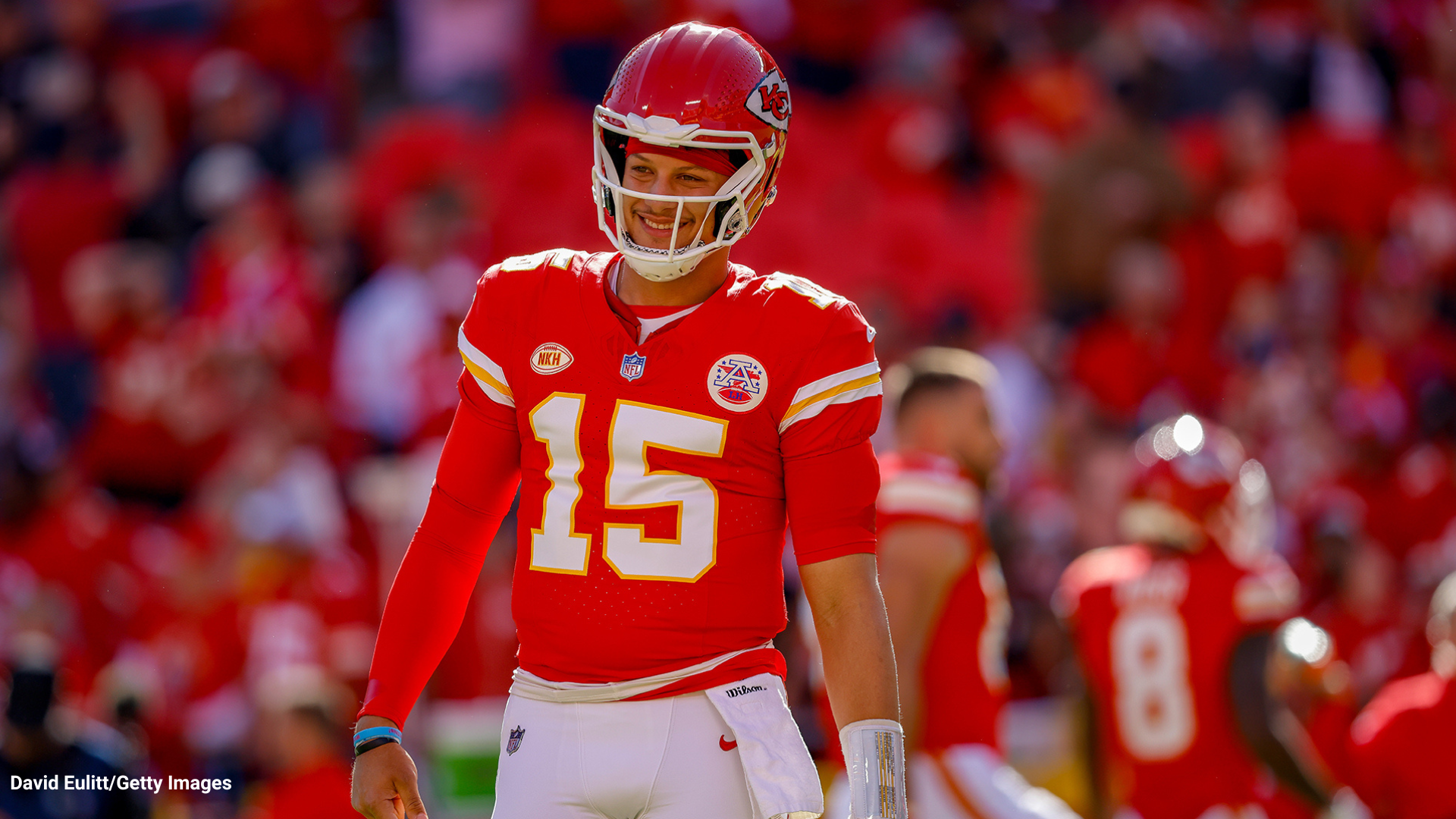 K.C. Chiefs QB Patrick Mahomes seen as