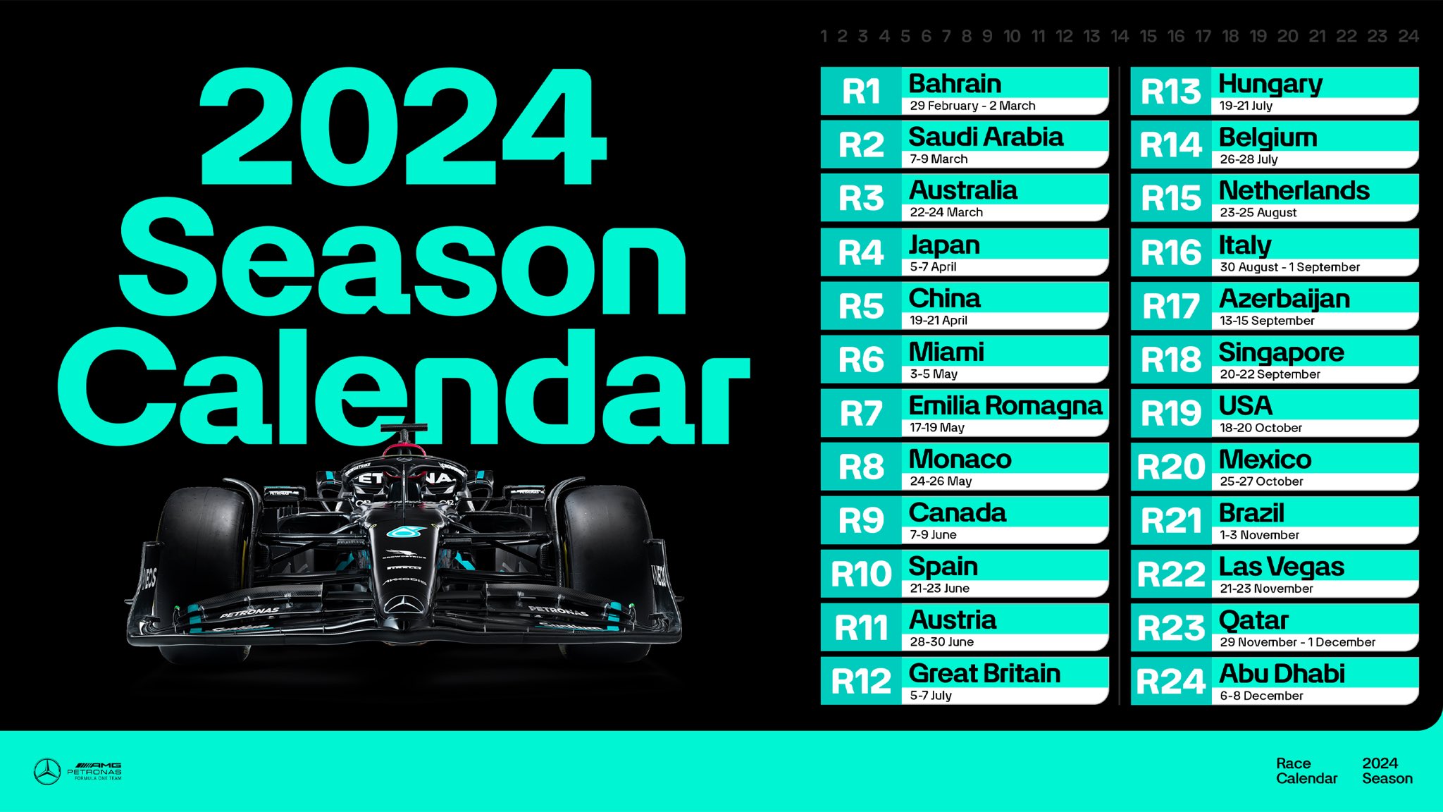 F1 Calendar 2024 Wallpapers Wallpaper Cave