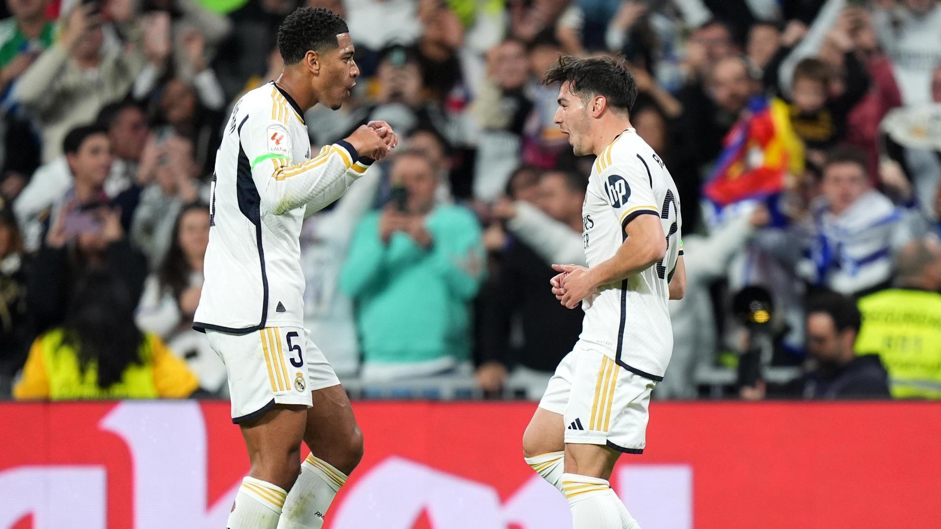 Brahim Diaz slots in the opening goal