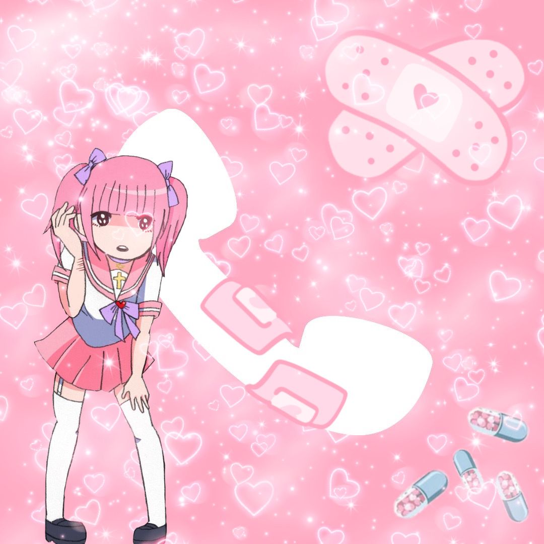 Yami Kawaii Menhera Calls Logo Icon