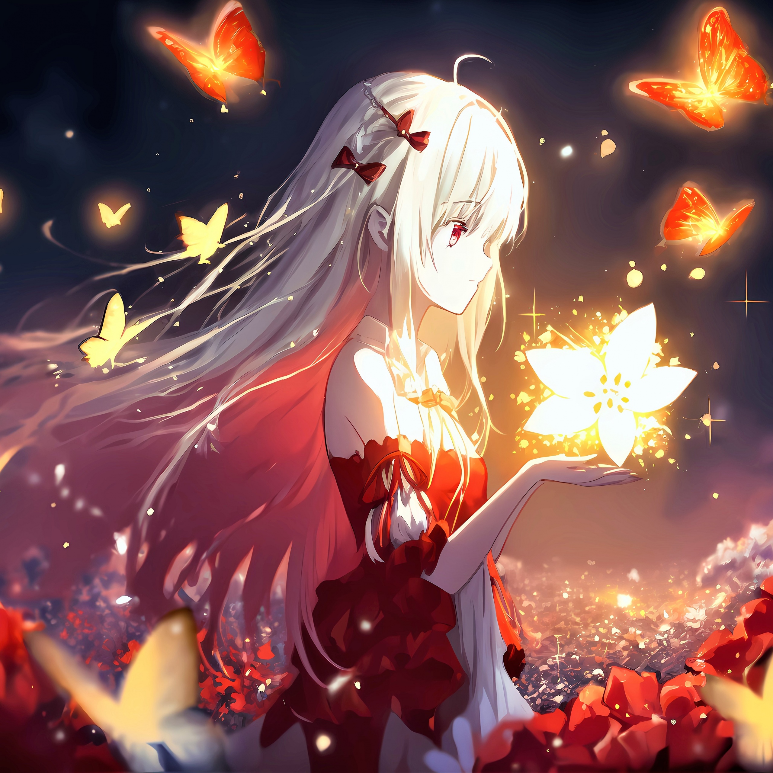 Anime girl Wallpaper 4K, 5K