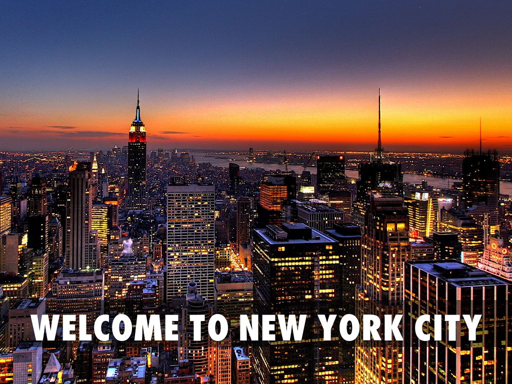 welcome to New York City