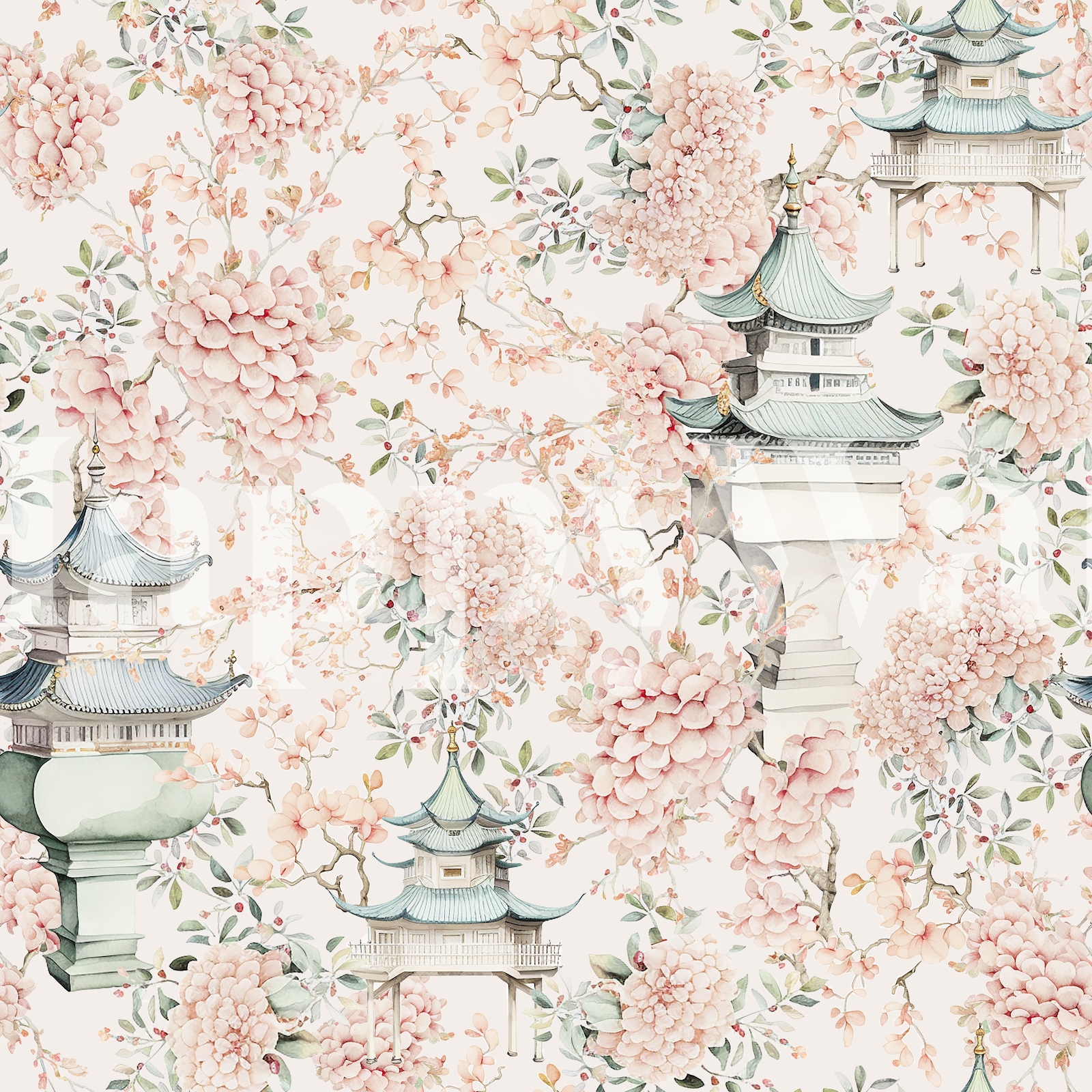 Shop Spring Garden in Japan Wallpaper