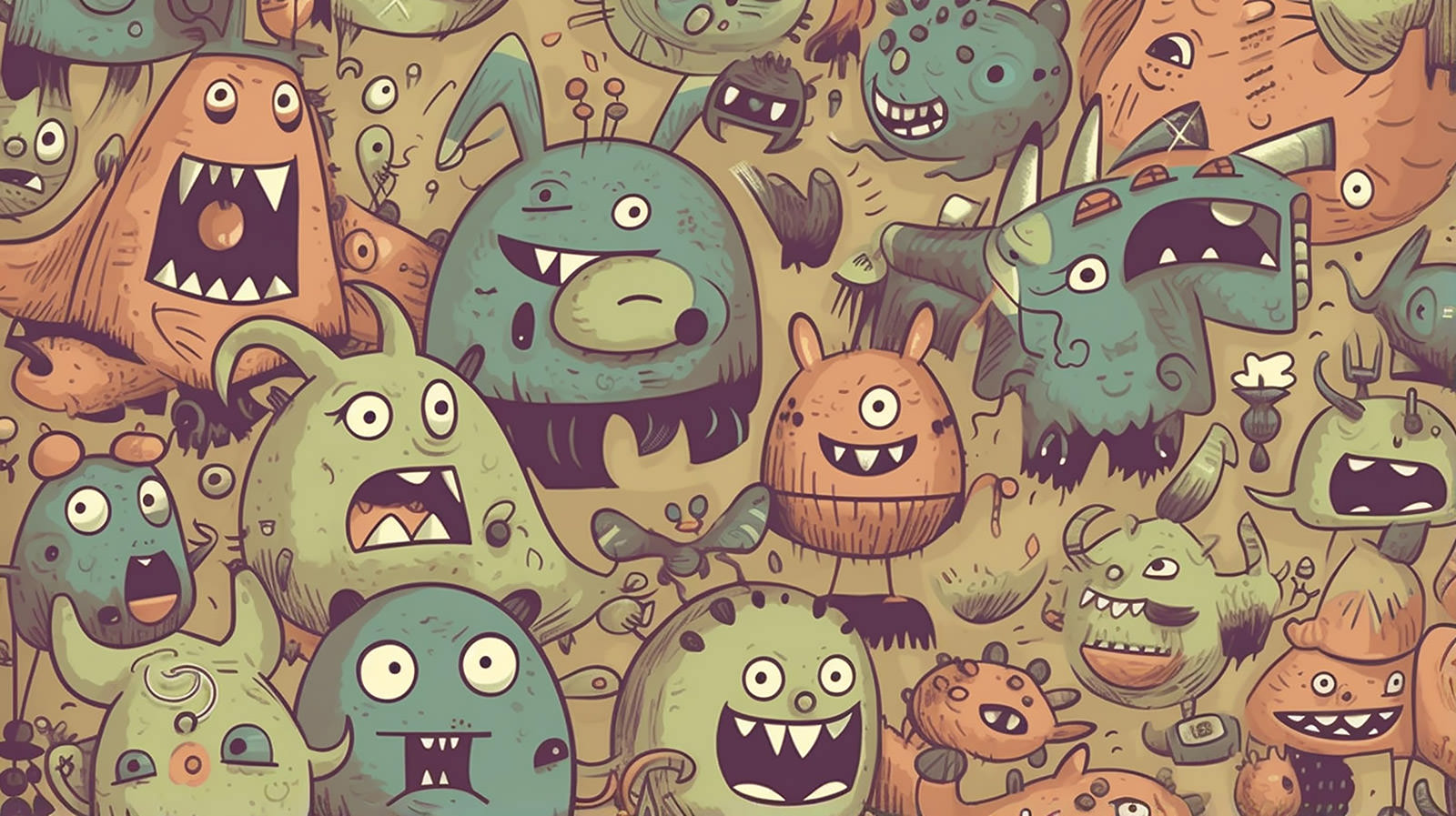 Beautiful Cartoonic Desktop Wallpaper