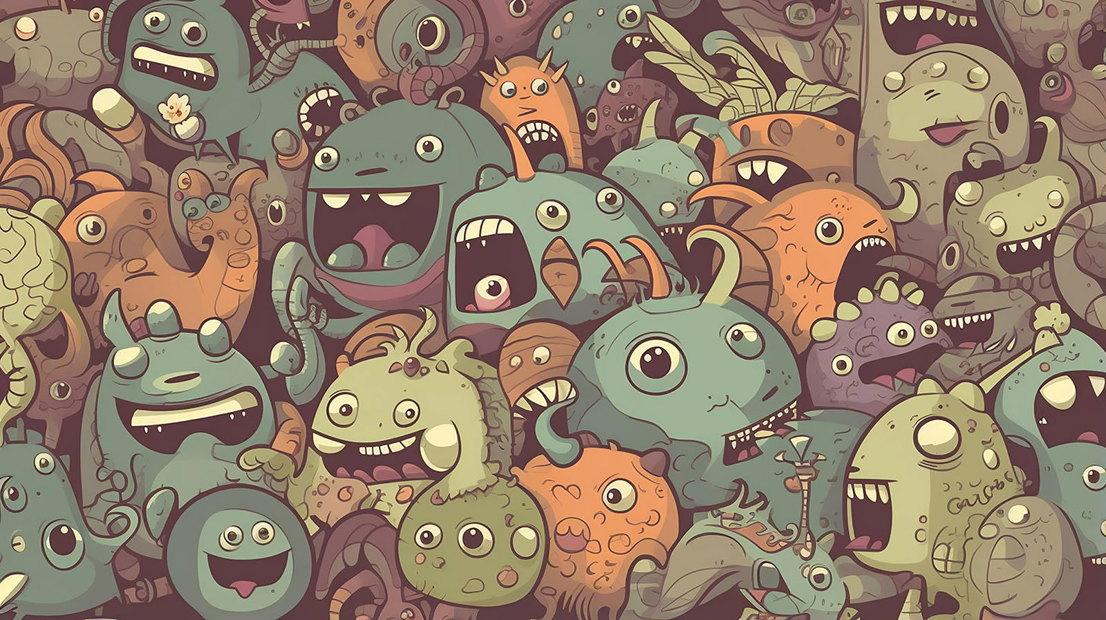 Beautiful Cartoonic Desktop Wallpaper