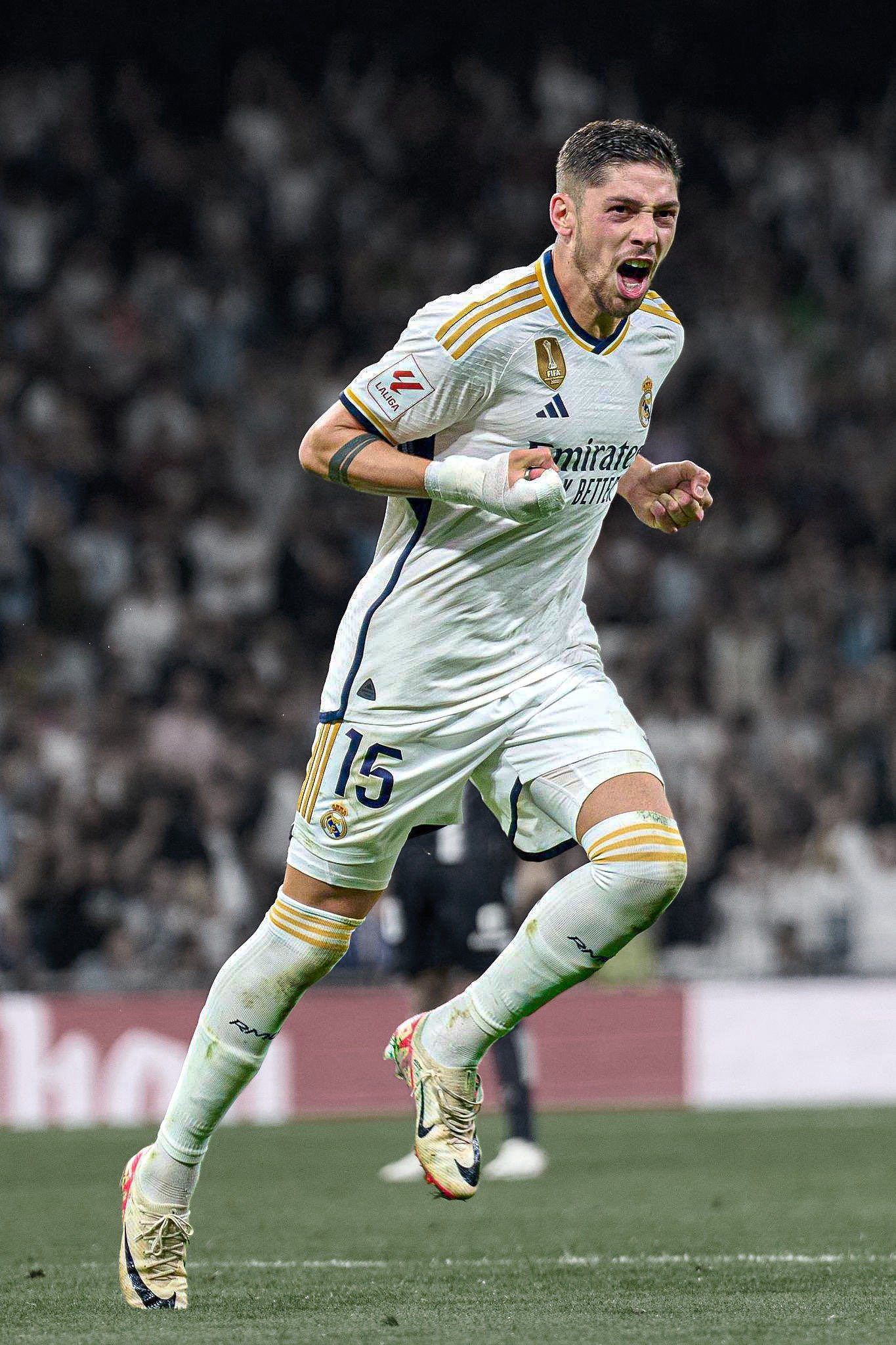 Federico Valverde celebrating