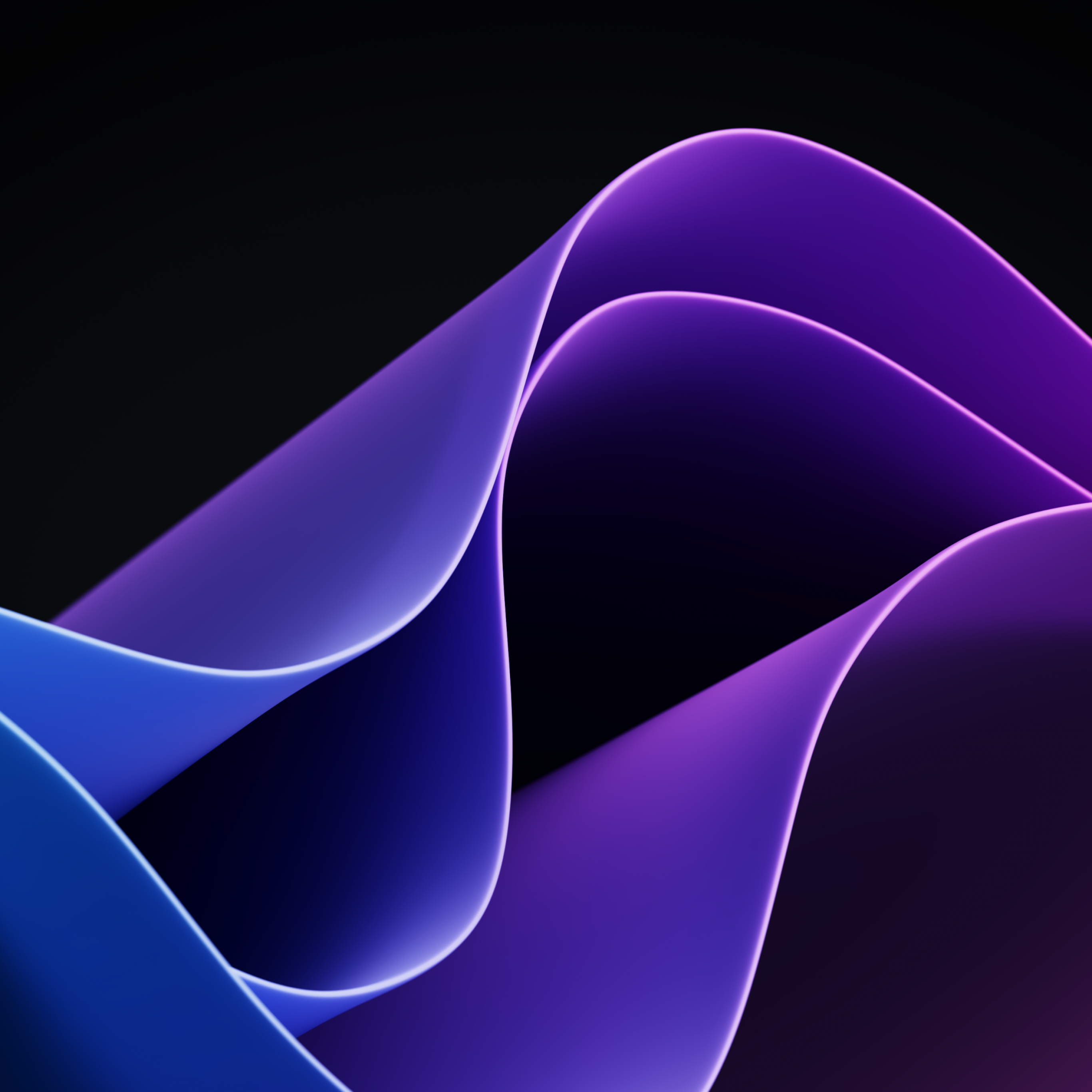 Waves Wallpaper 4K, Purple, Windows 11