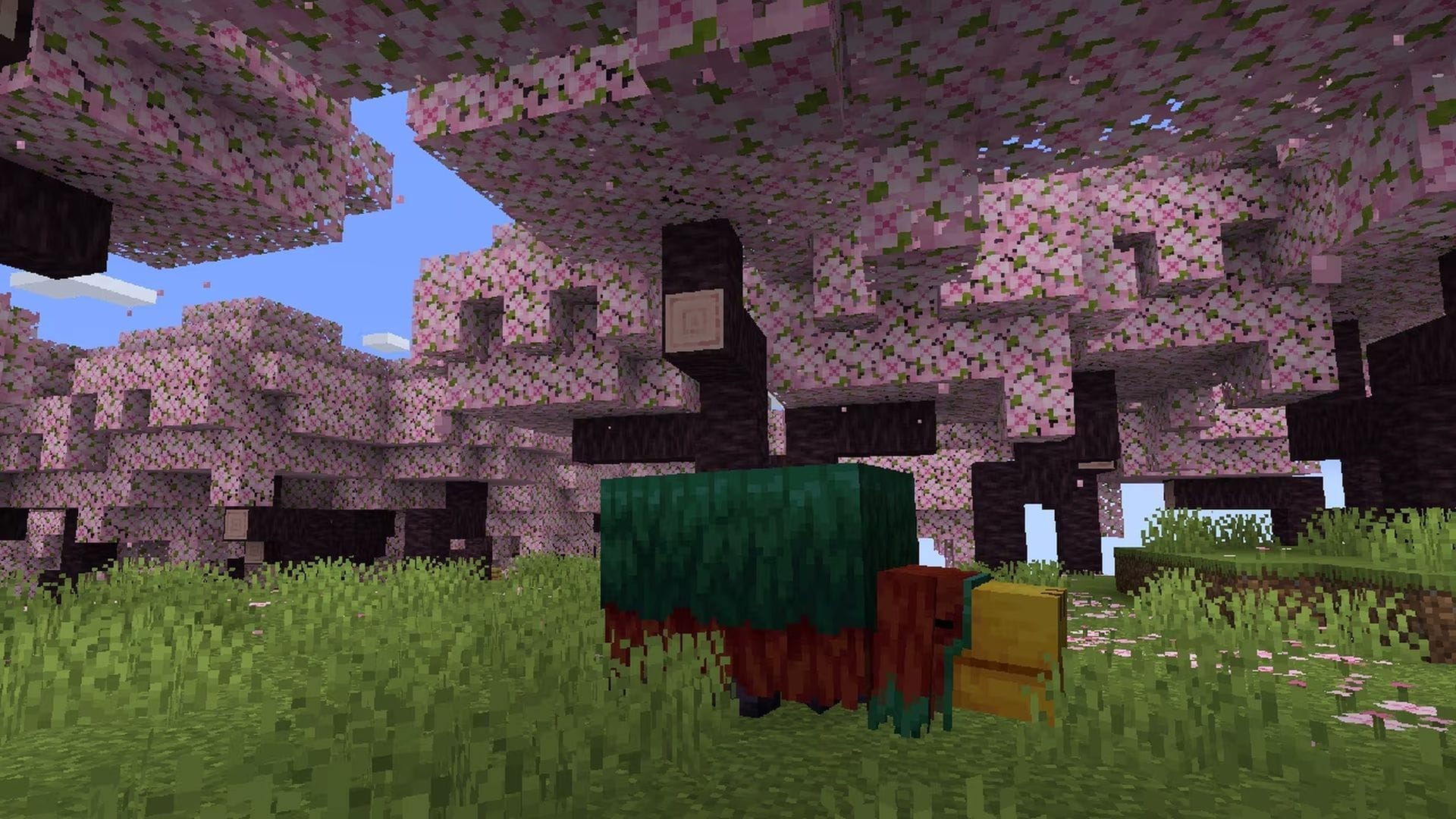 Sniffer & Cherry Blossom Biome