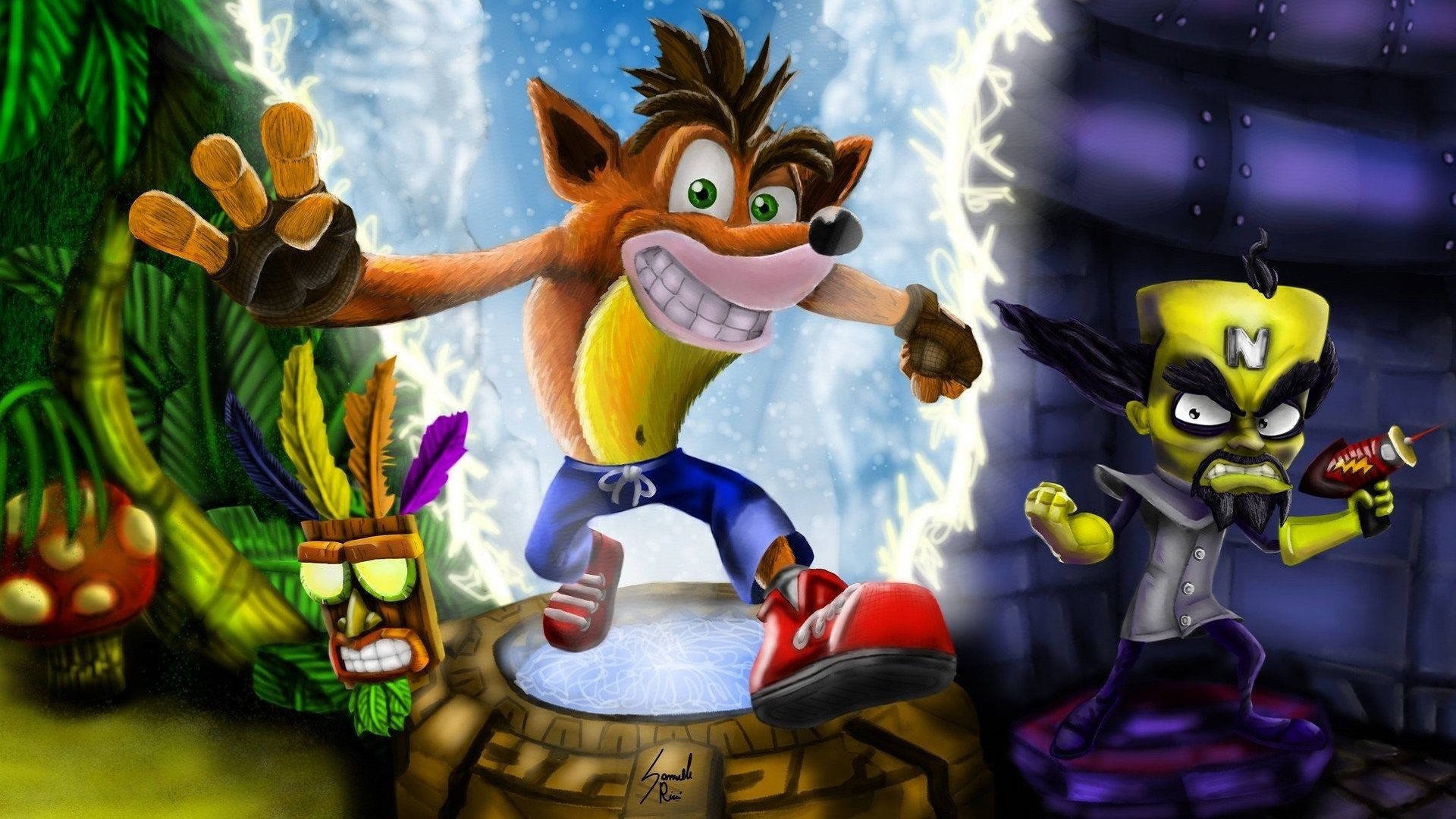Crash Bandicoot Background