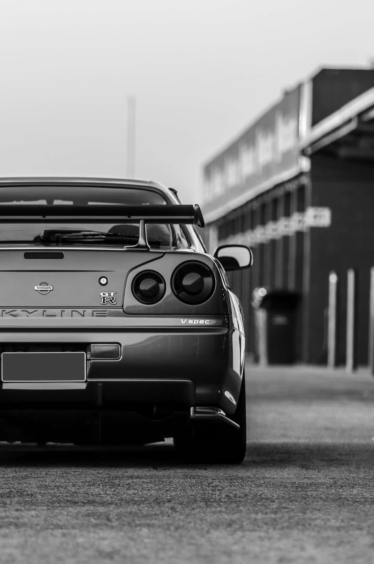 Download Nissan Skyline iPhone Black