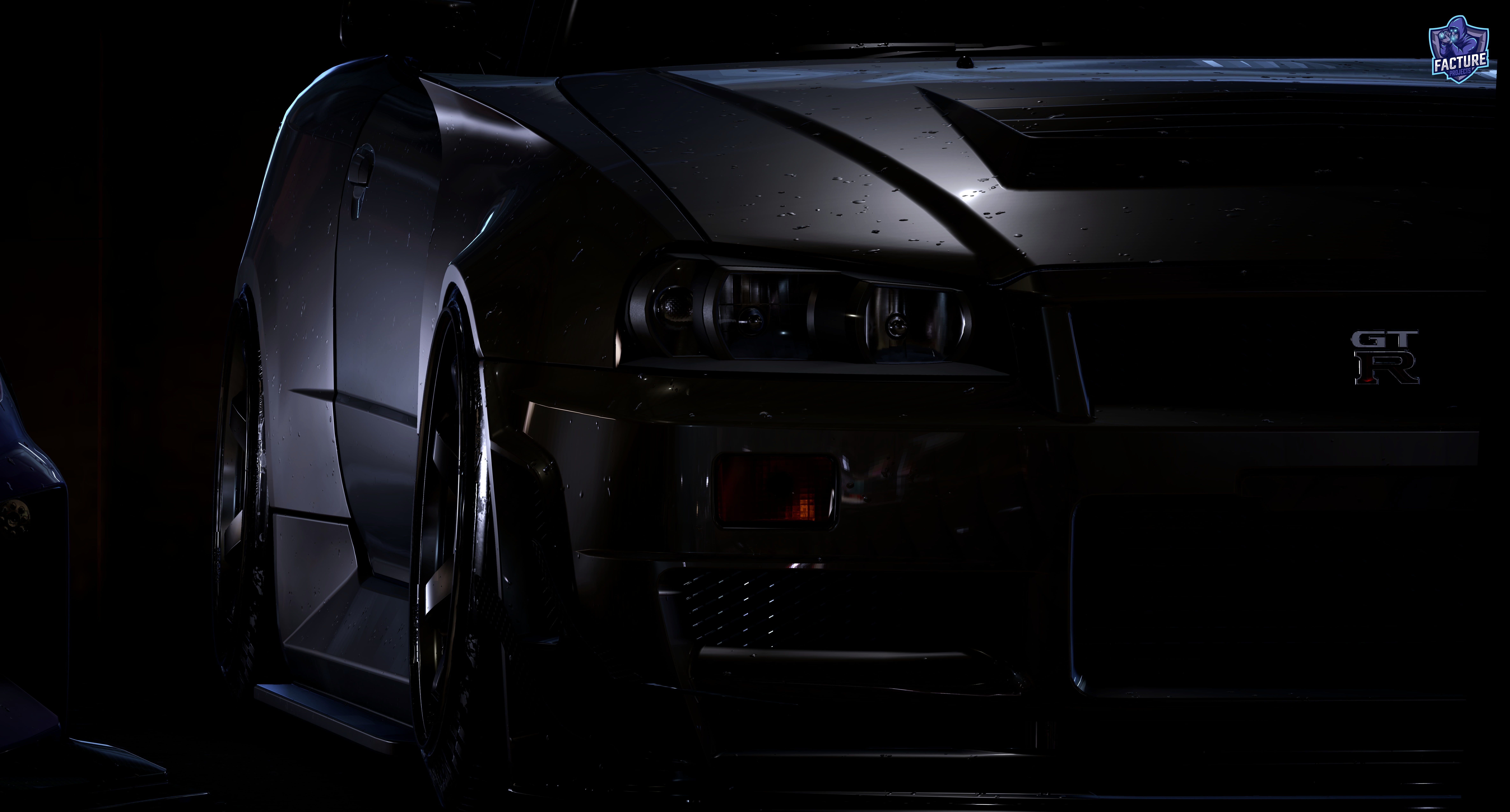 Sleek Nissan Skyline GT R R34