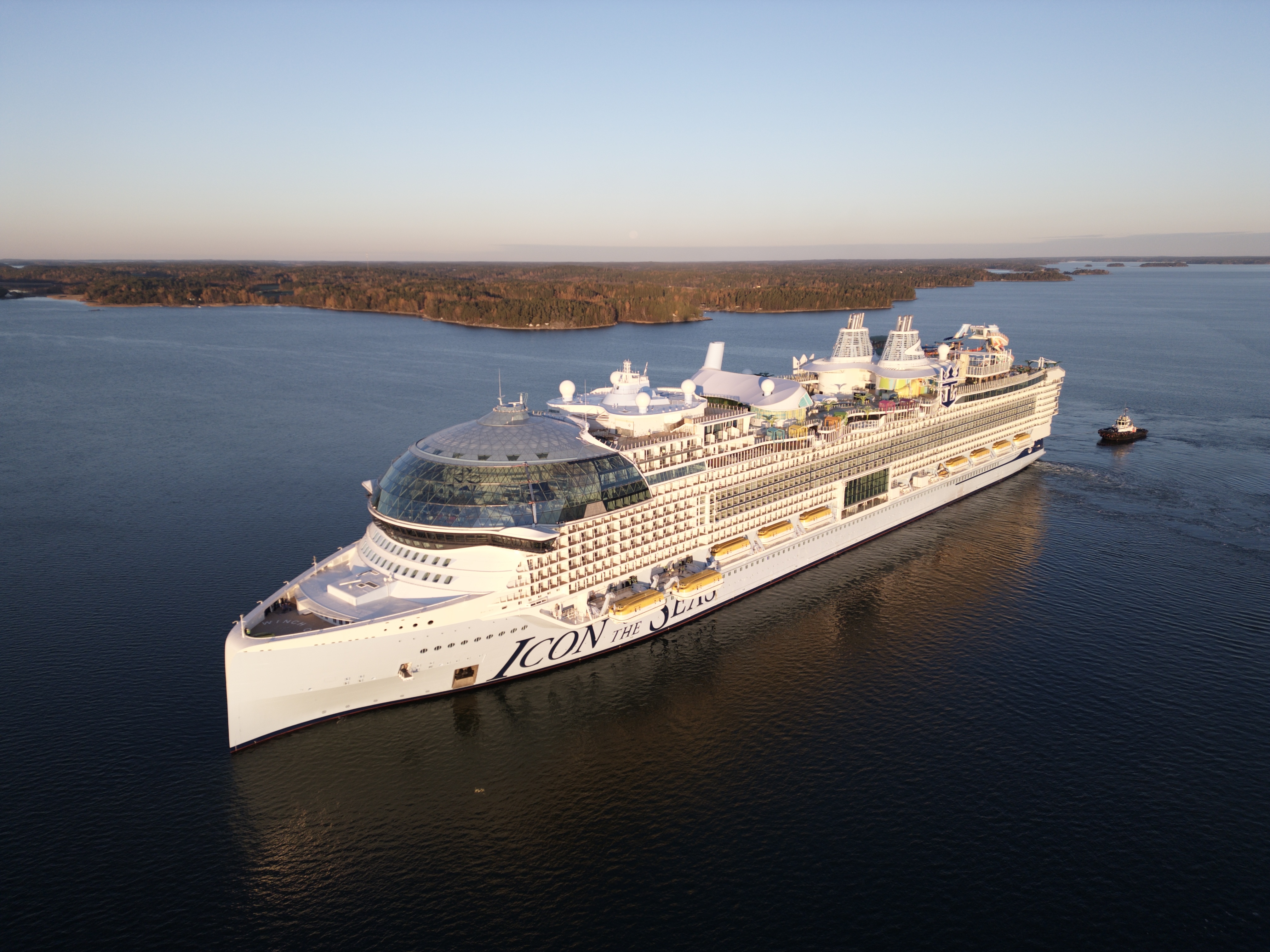 Icon of the Seas Cruise Ship. First