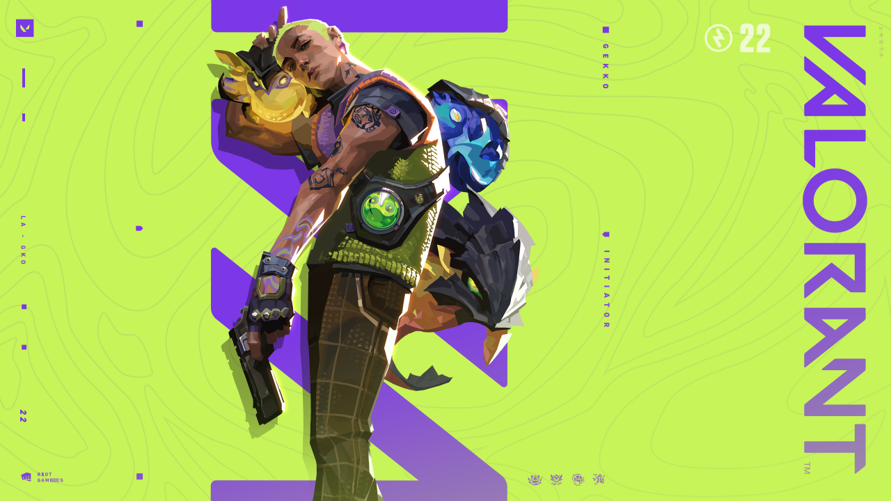 Valorant Wallpaper 4K, Gekko, Lime