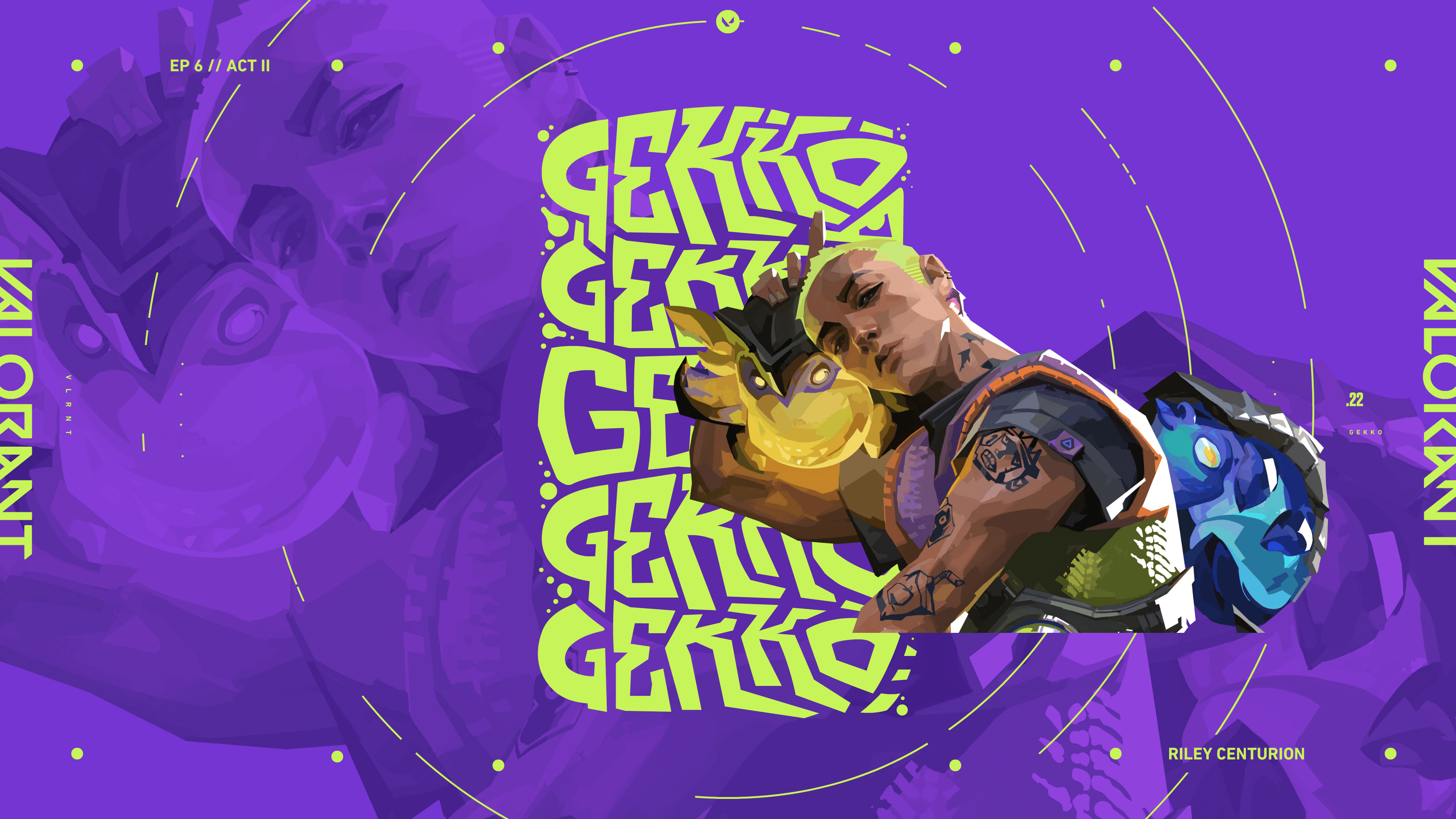 Gekko Valorant Light 4K Wallpaper