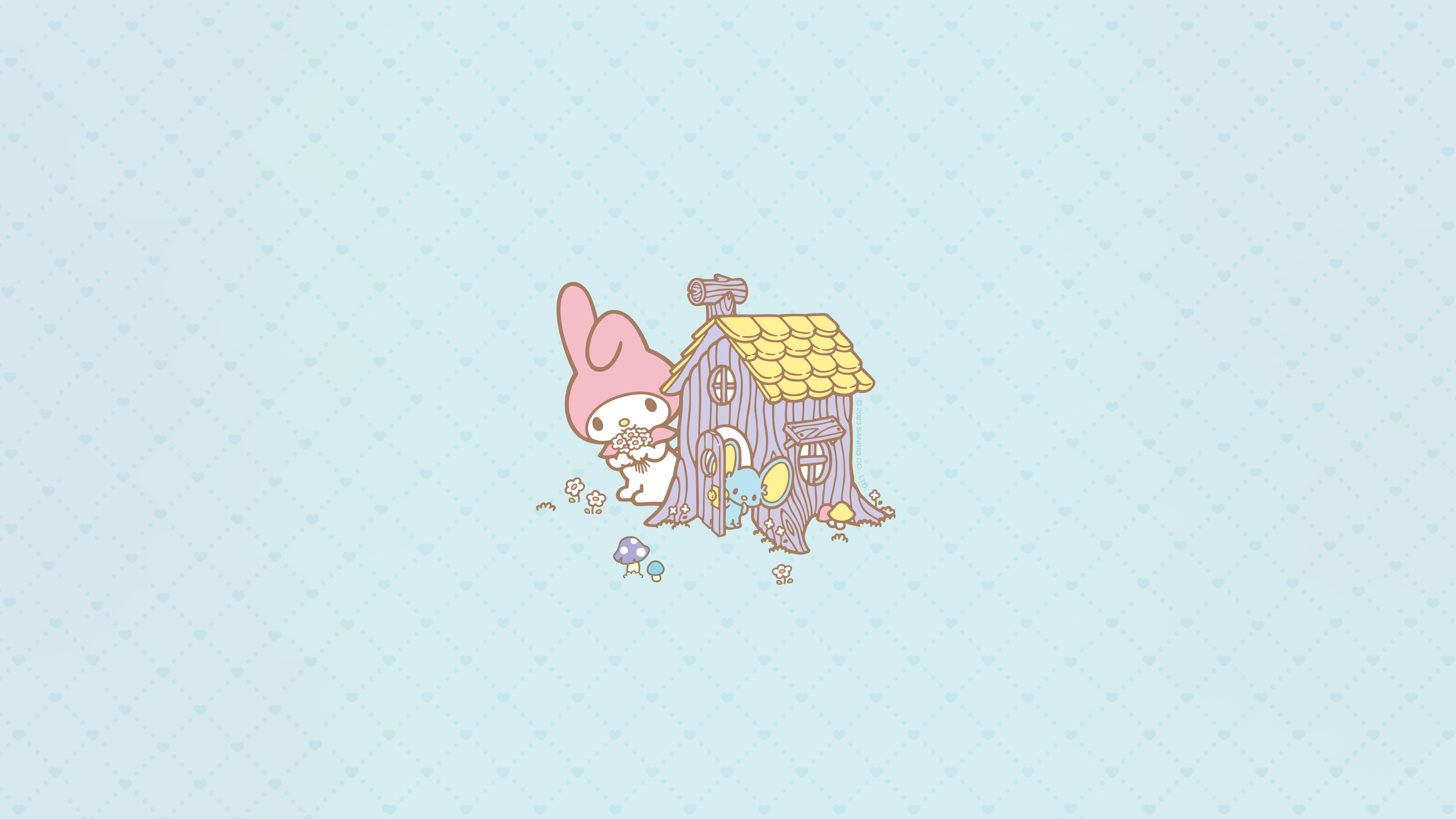 Cute cartoon 4K Wallpaper