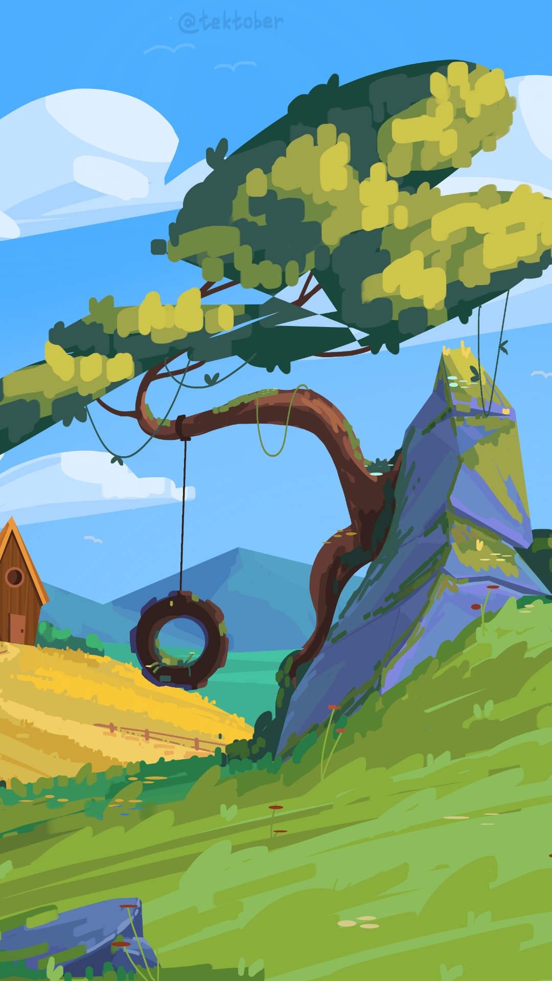 Cartoon Nature Wallpaper