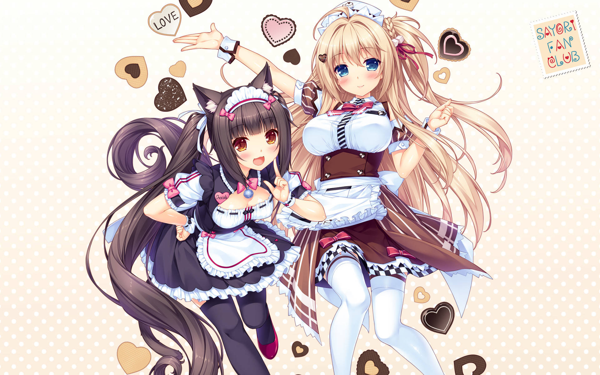 Download Nekopara Chocola And Maple Wallpaper