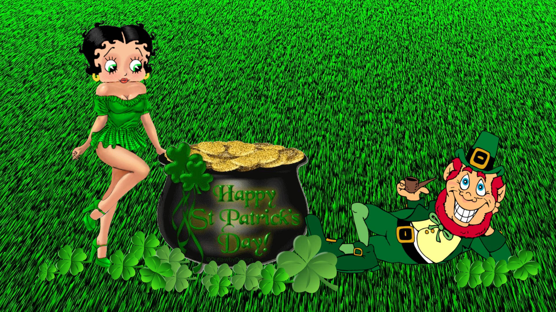 Download free Betty Boop Leprechaun St