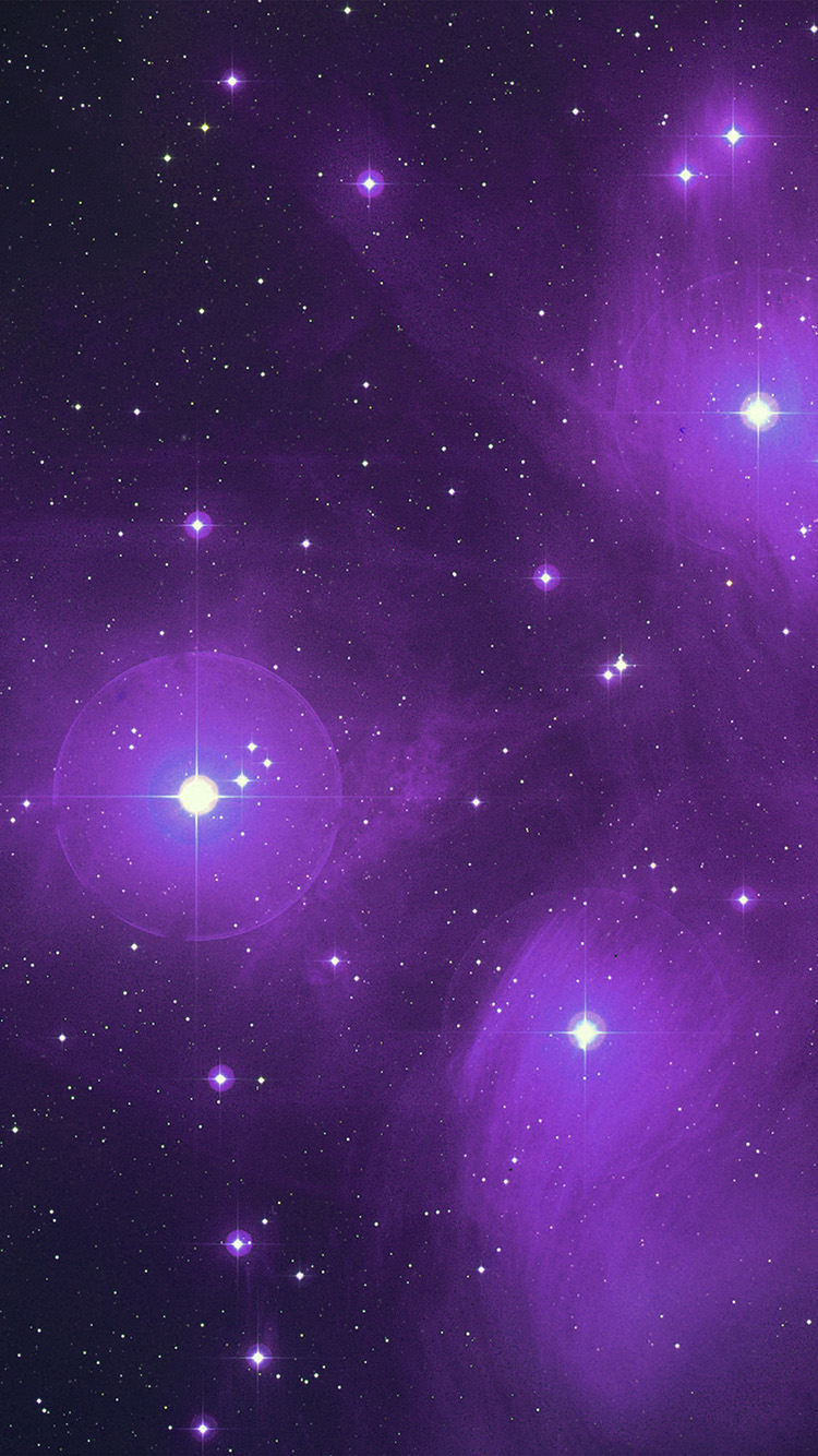 Space Dark Star Purple Pattern