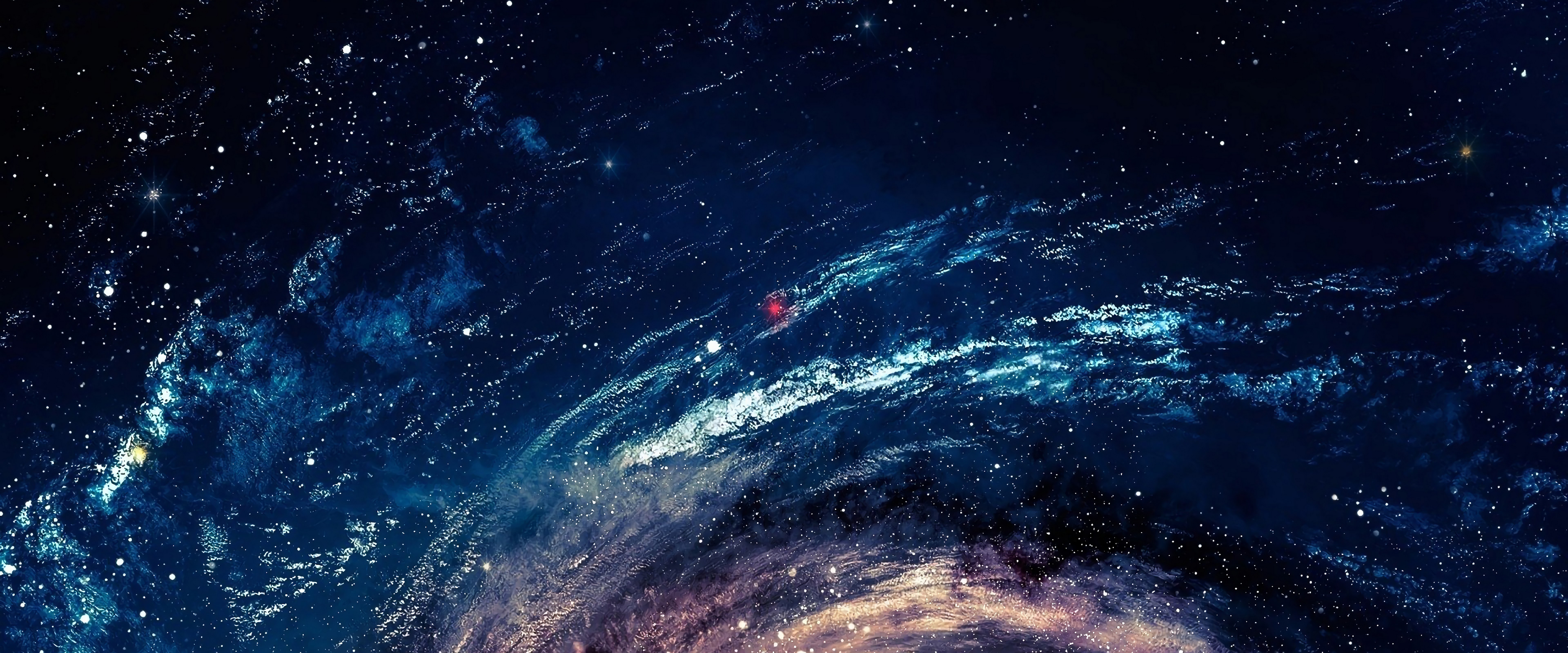 Galaxy Space Stars Background 4K