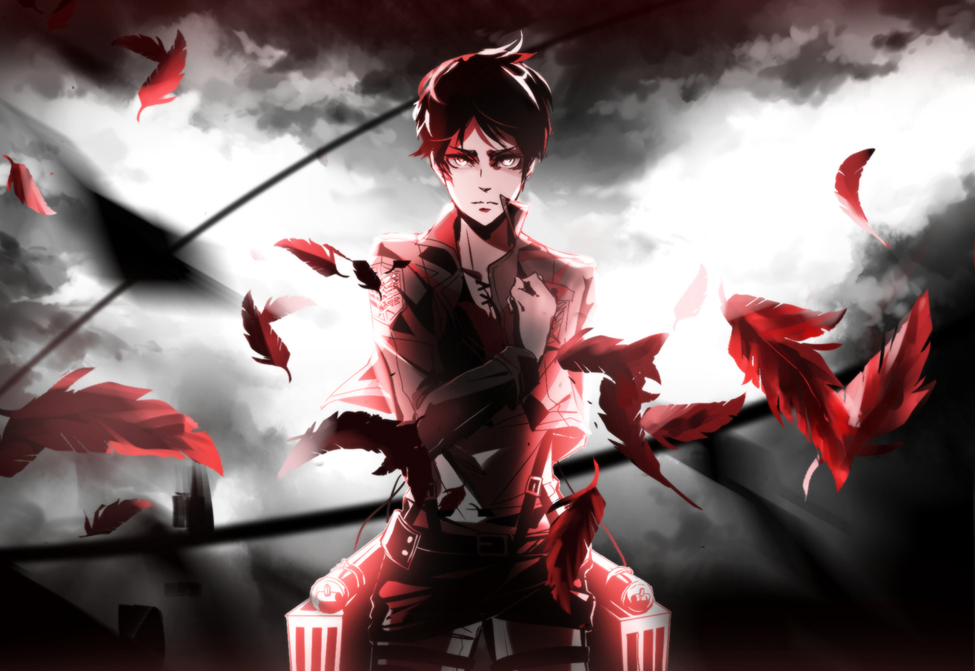 Eren Yeager on Titan HD