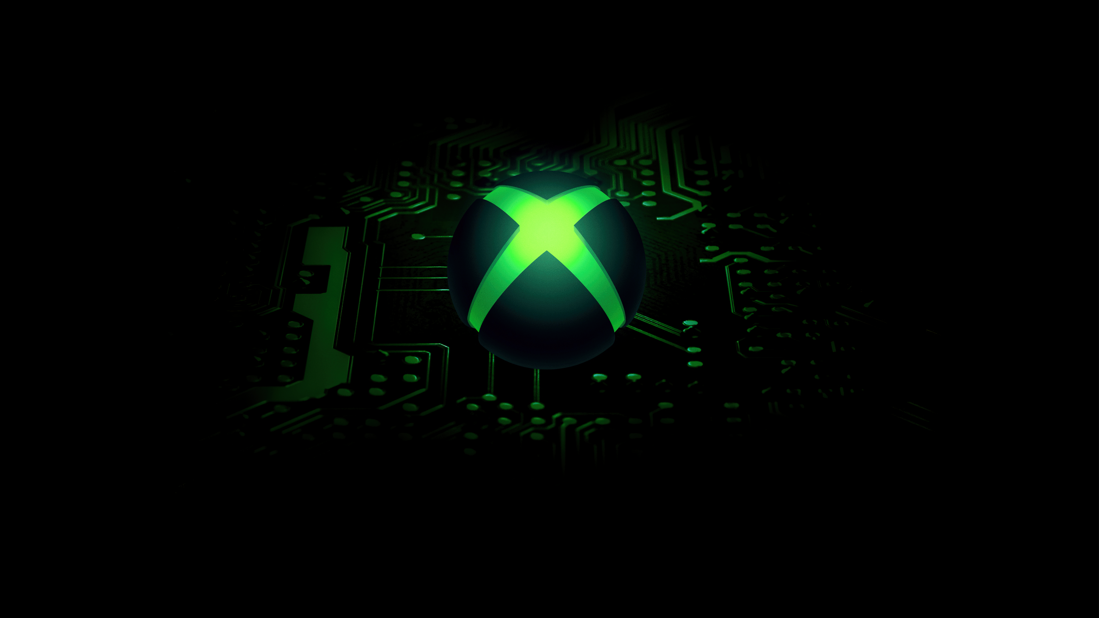 Xbox Wallpaper 4K, AMOLED, Dark