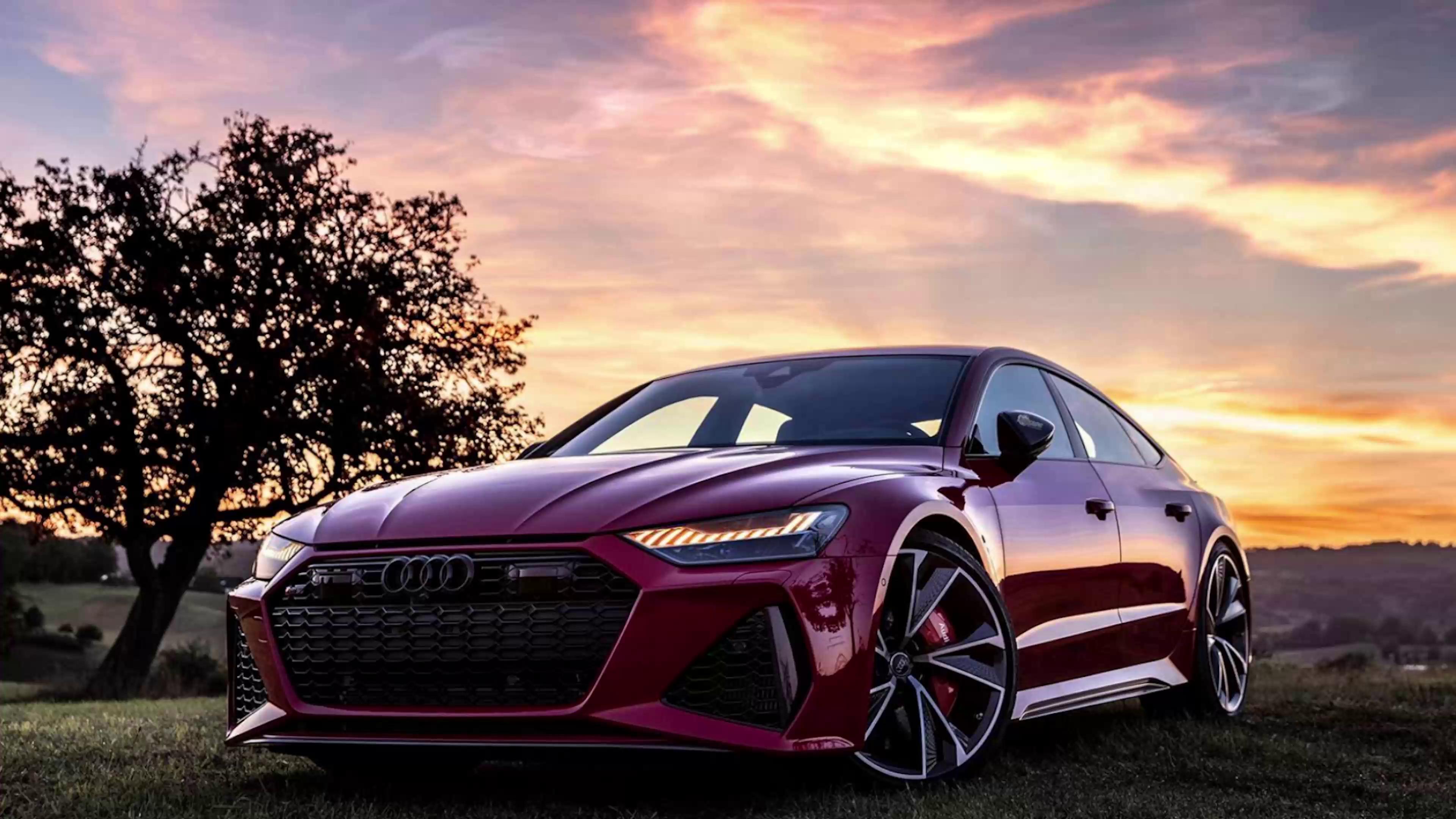 Red Audi Rs7 C8 Live Wallpaper