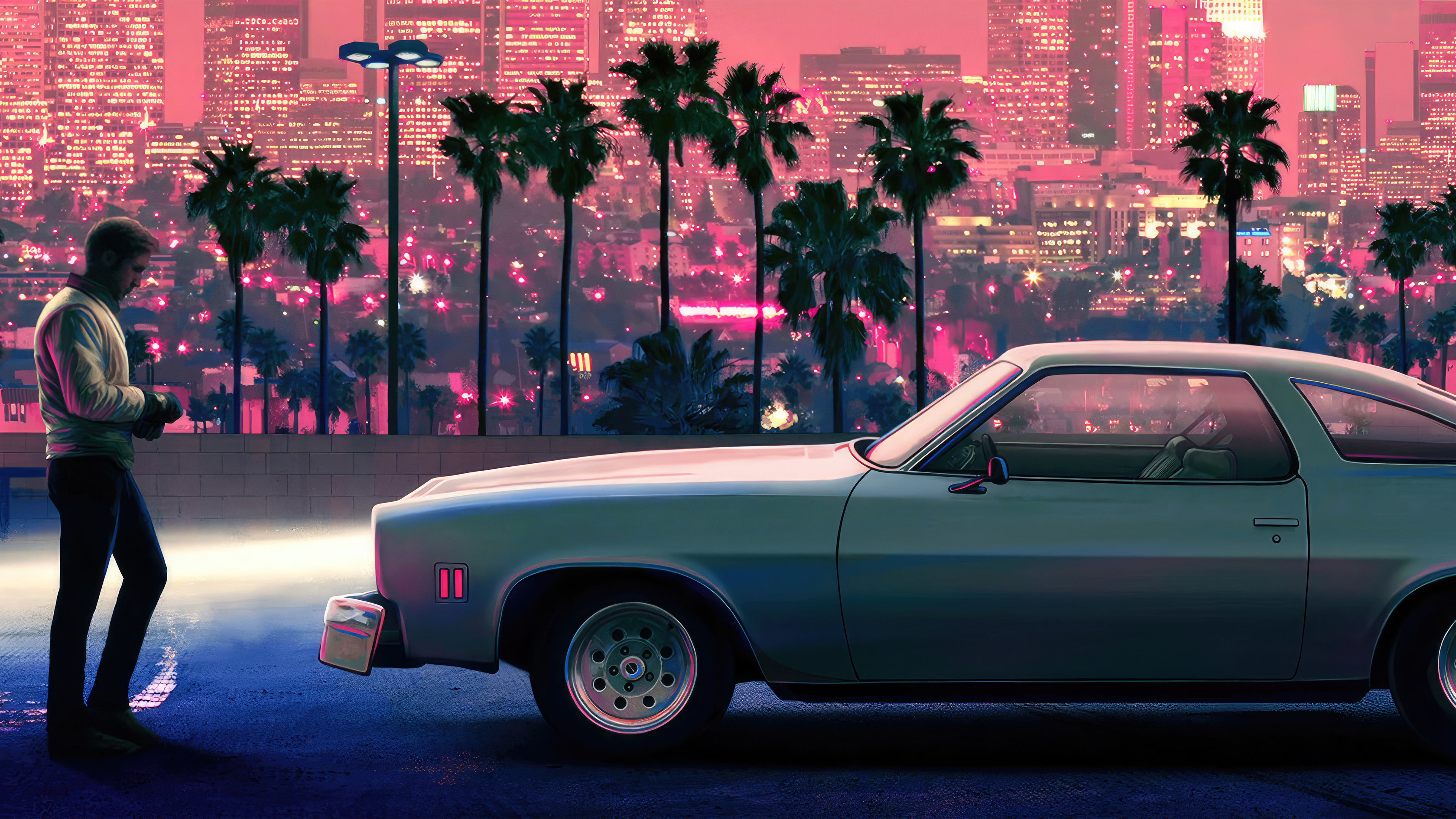 Drive Movie Art 4k Wallpaper, HD Movies