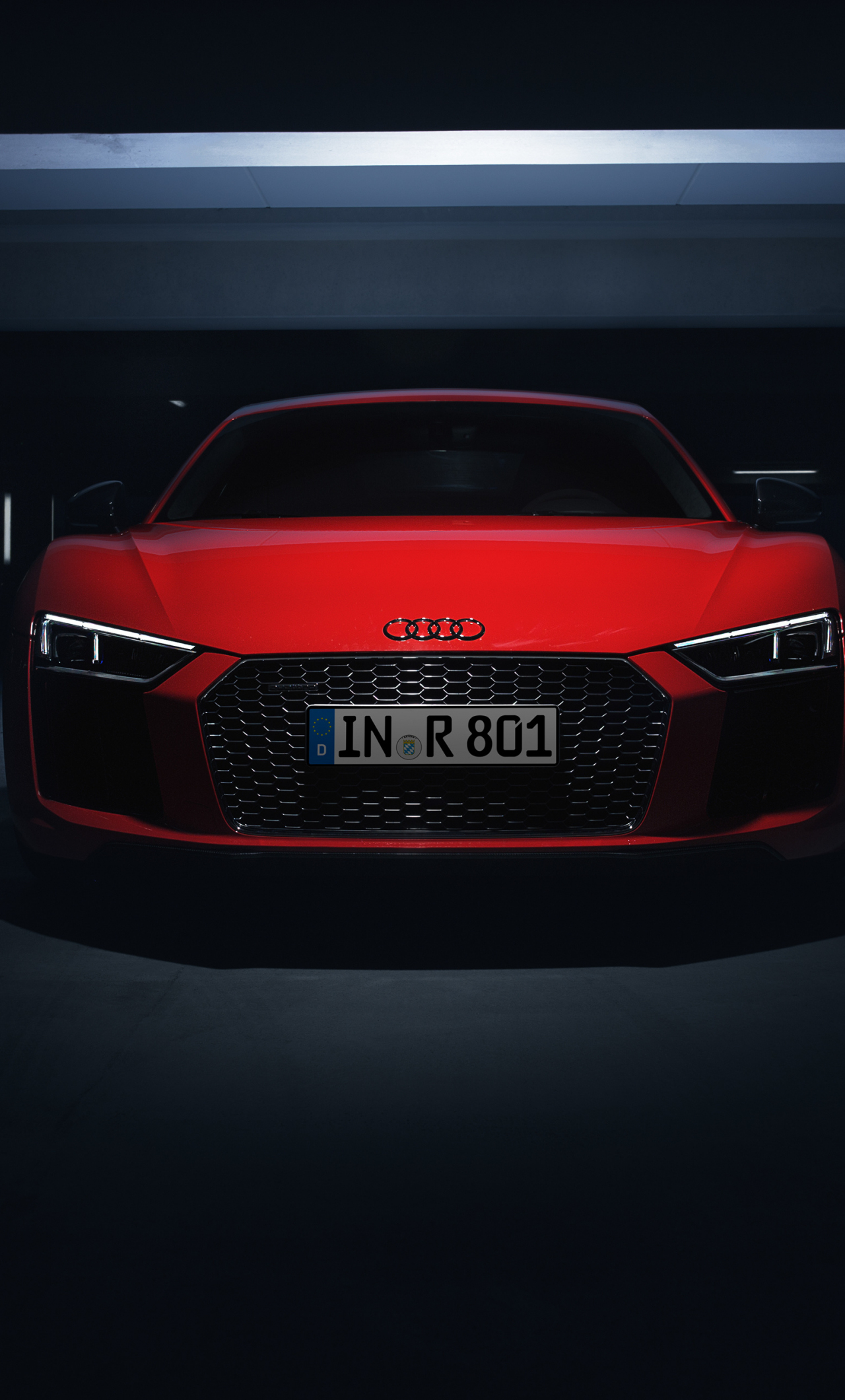 wallpaper 1280x2120 audi r8 v10, sports