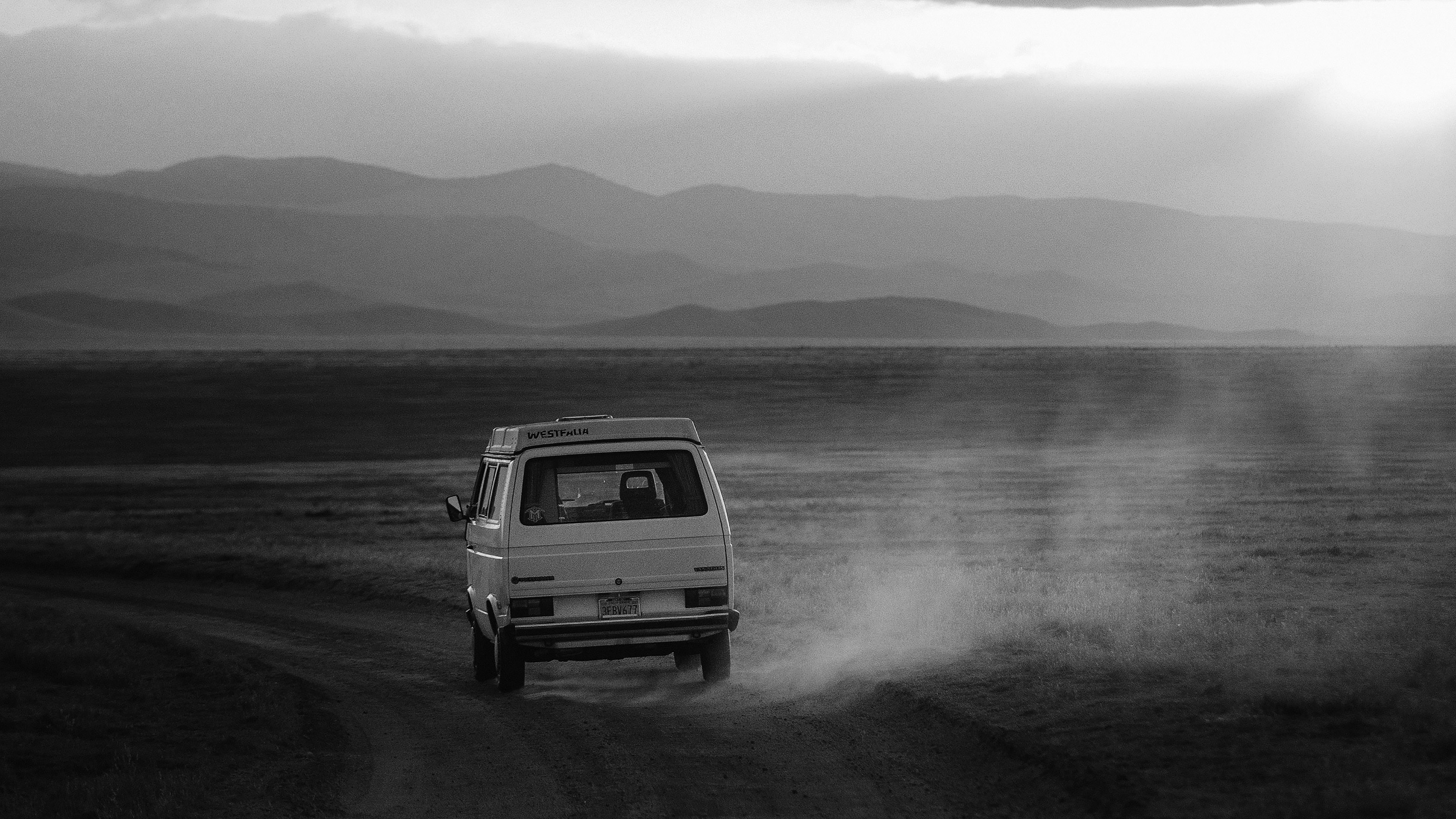 Desert Car Dark Bw Drive Nature Love
