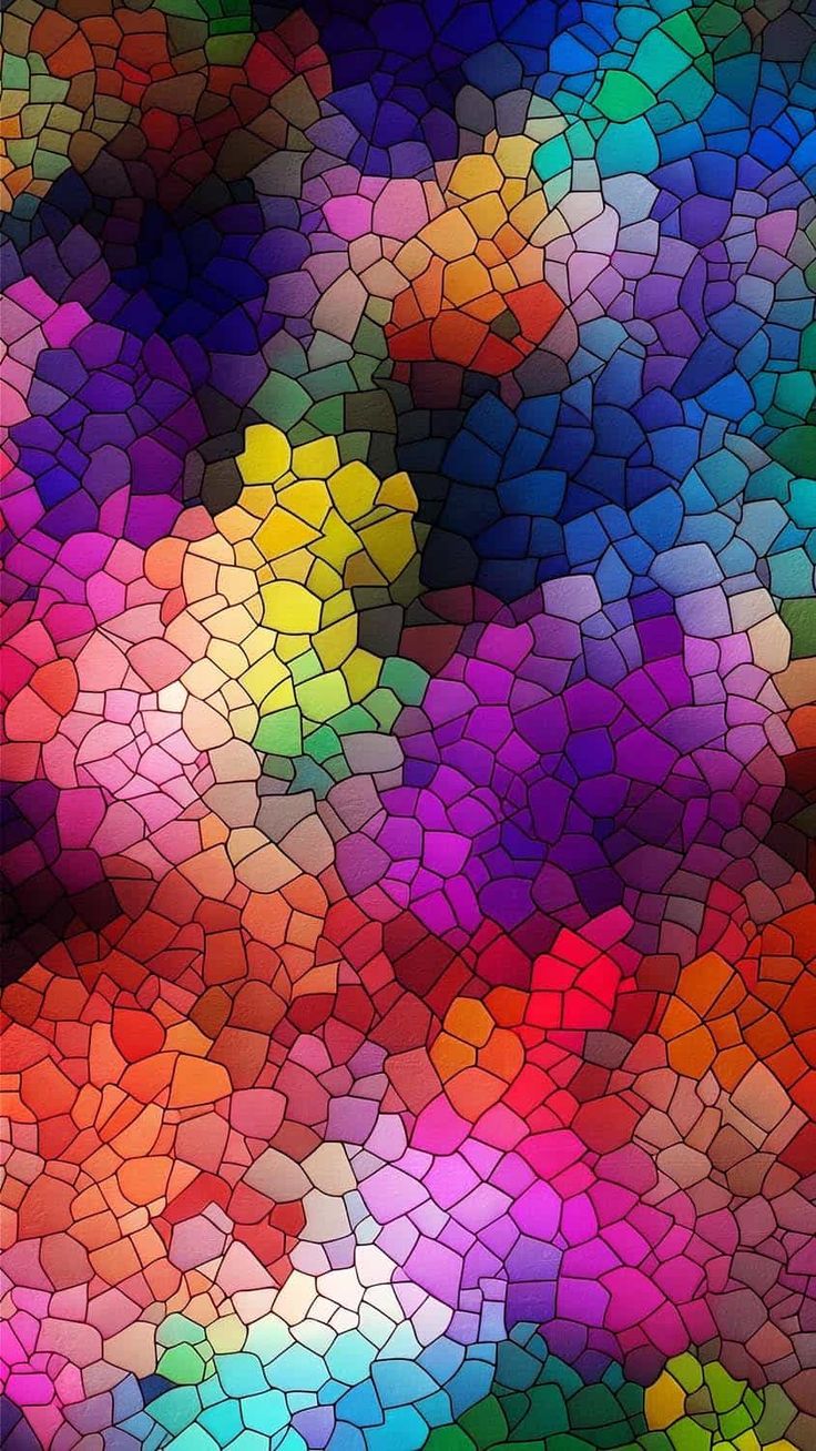 Colourful Blocks iPhone Wallpaper 4K