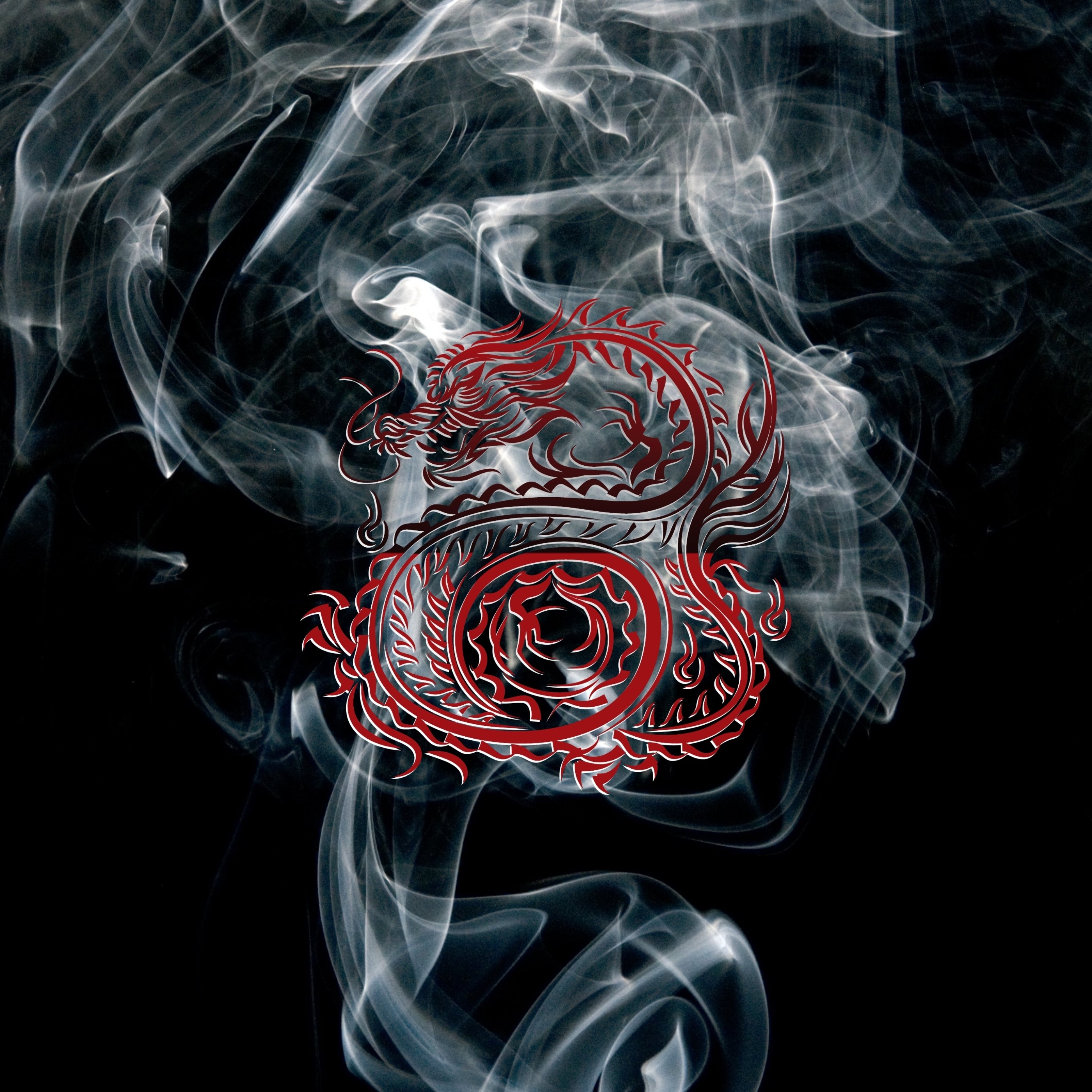 Dragon Smoke iPad Wallpaper iPad