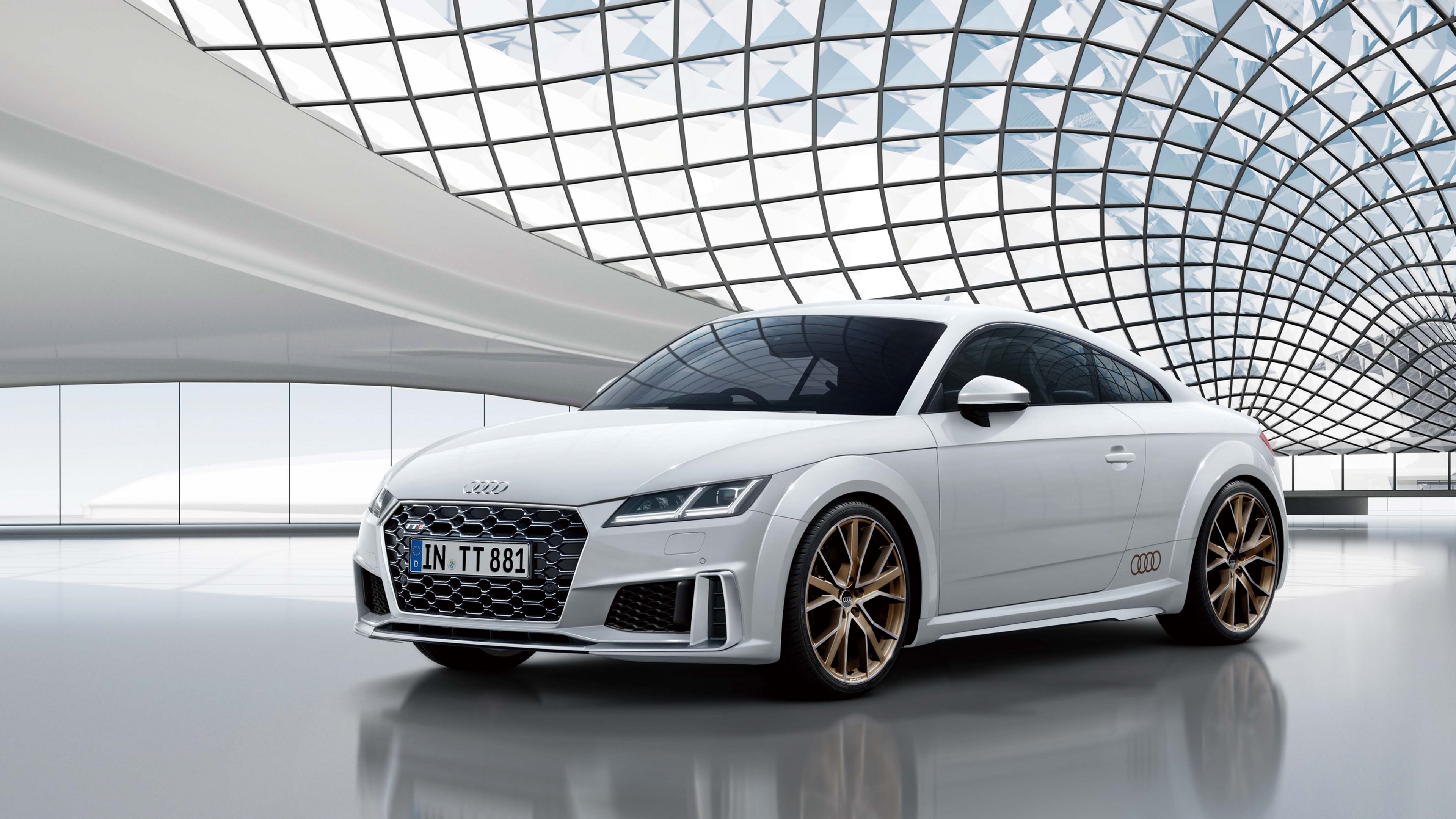 Audi TTS Coupe 4K Wallpaper