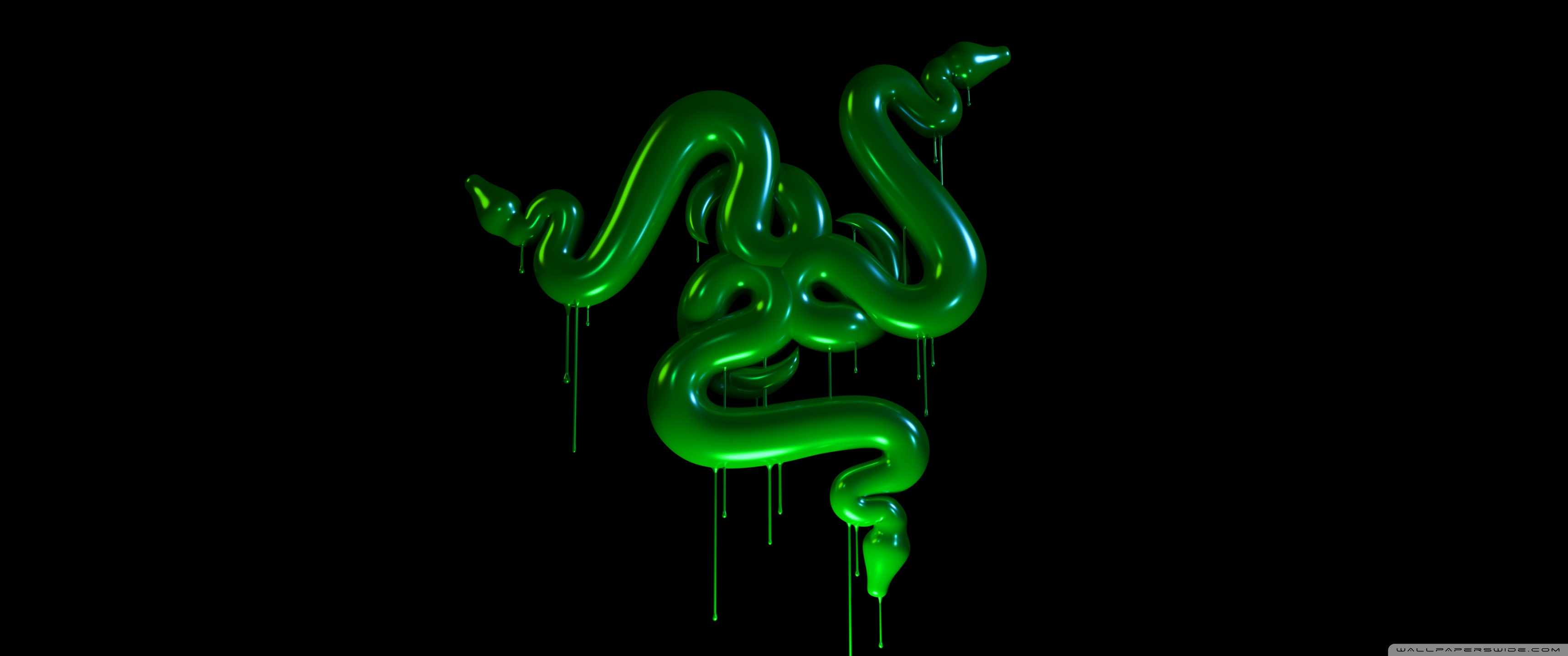 Razer Snakes Slime Background Ultra HD