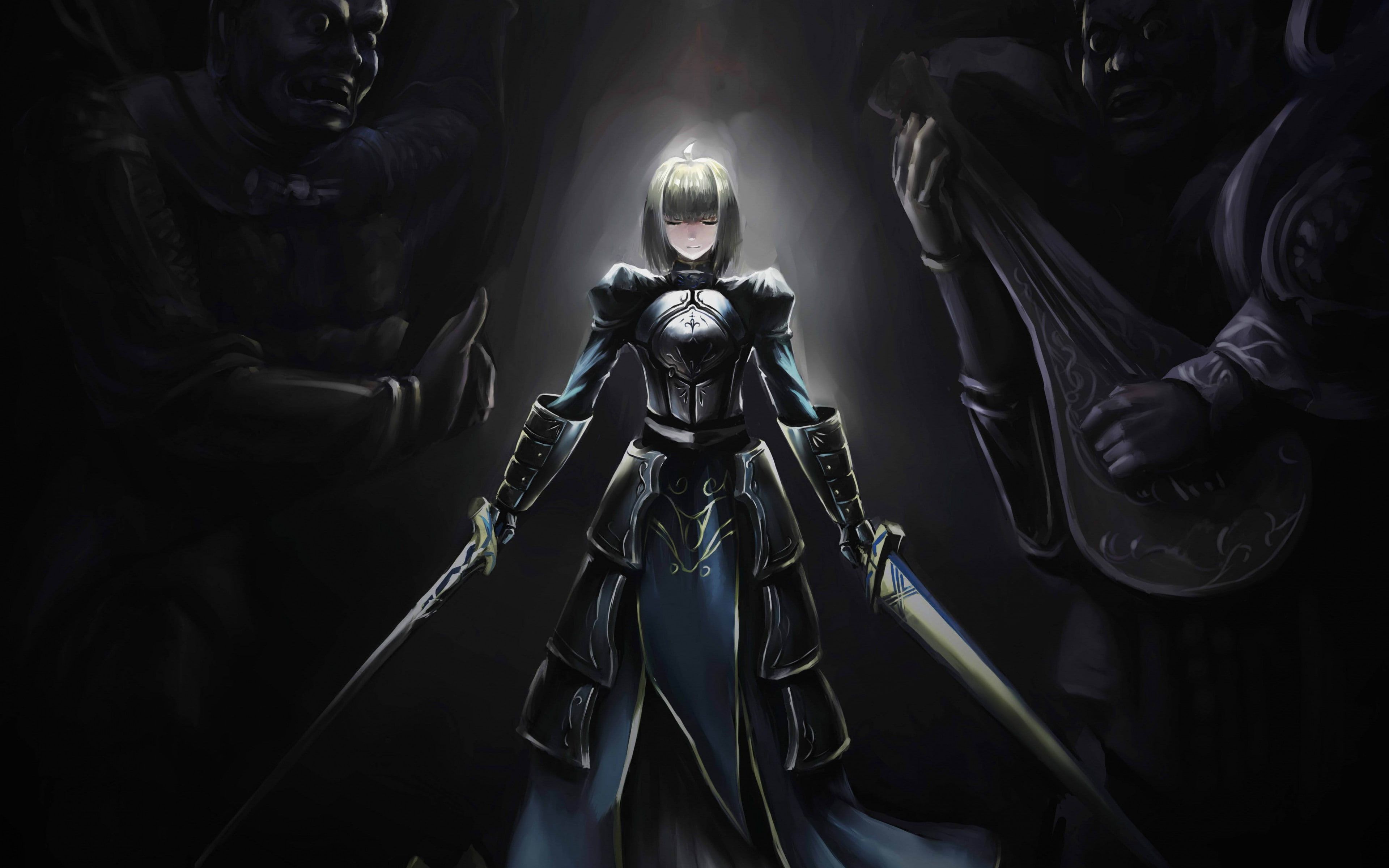 HD wallpaper: fate stay night, saber