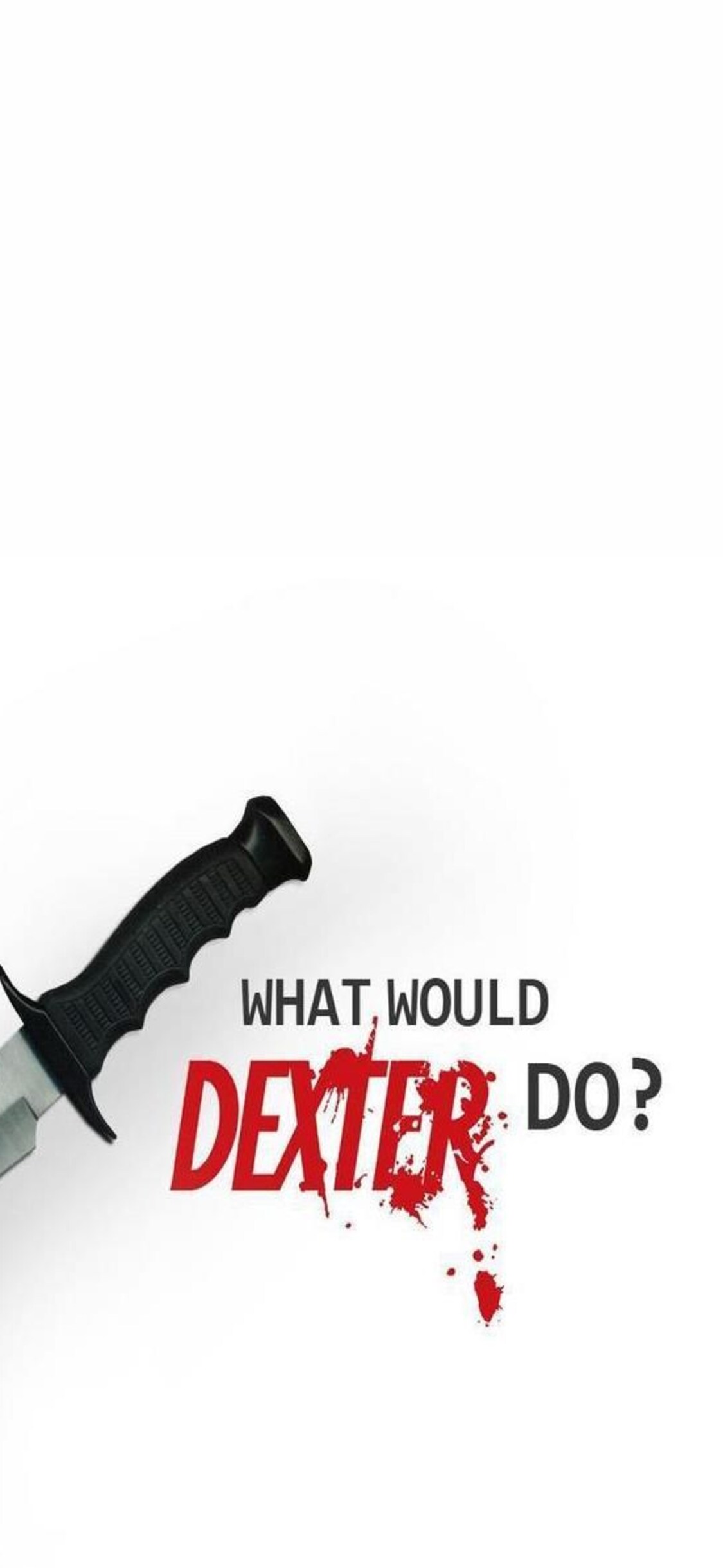Dexter Typography iPhone XS