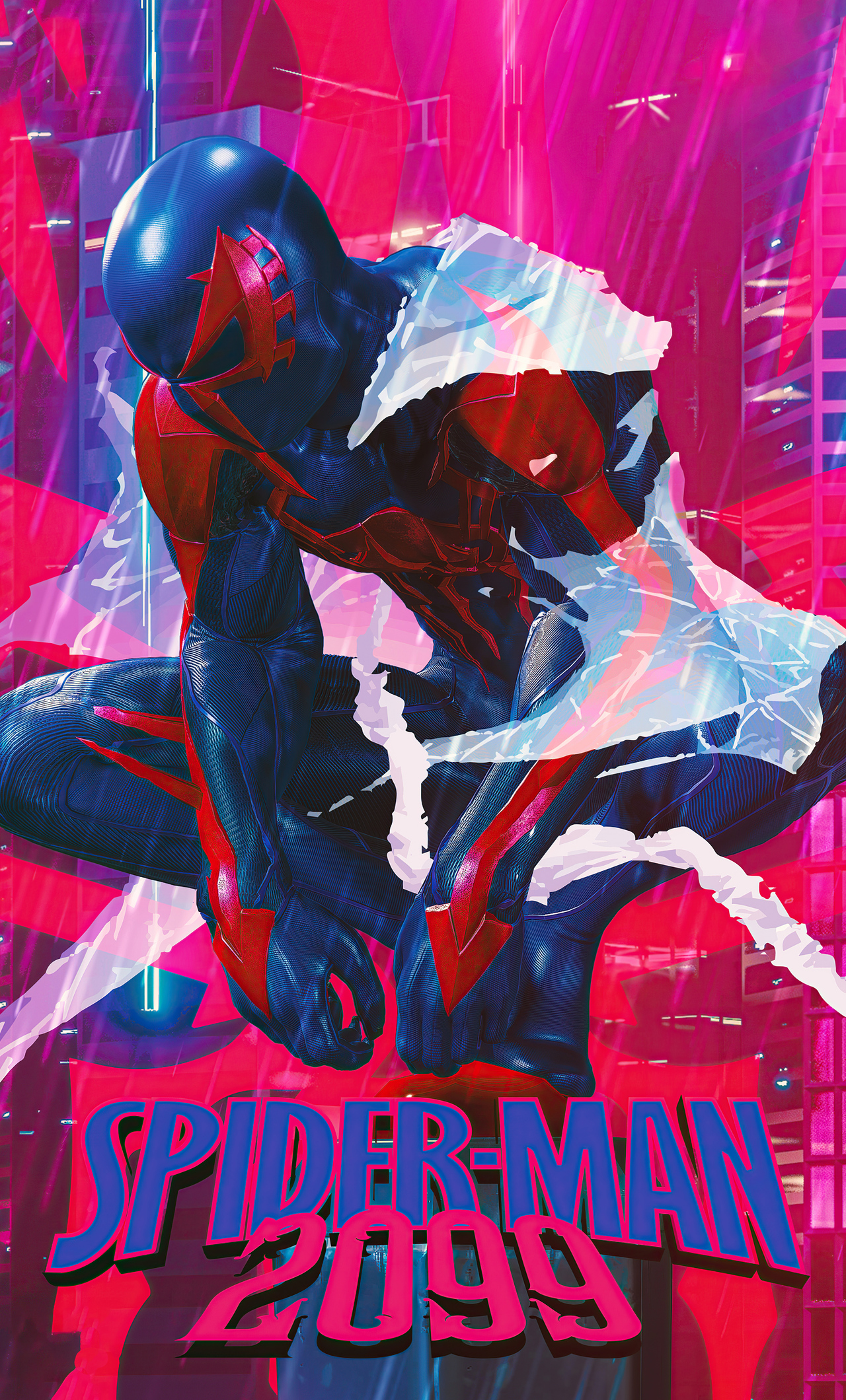 Spiderman 2099 Noir 4k iPhone