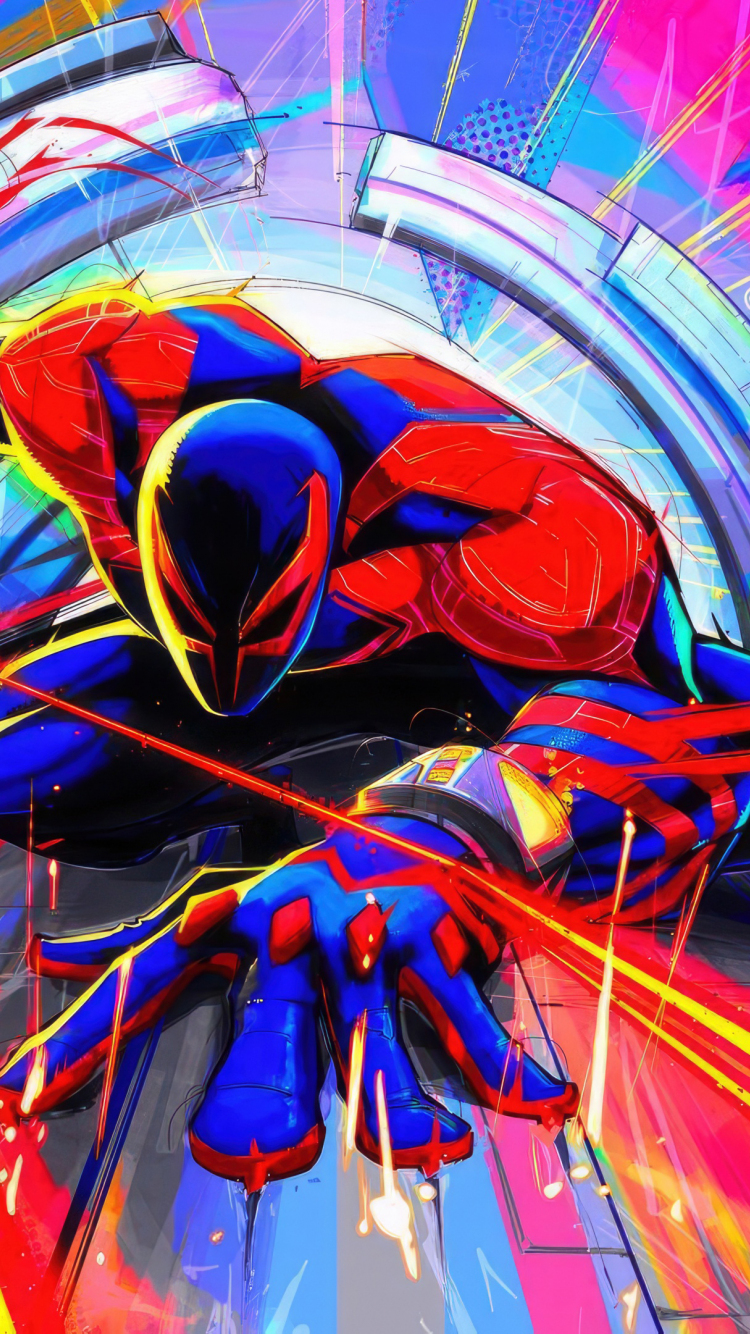 Download wallpaper 750x1334 spiderman